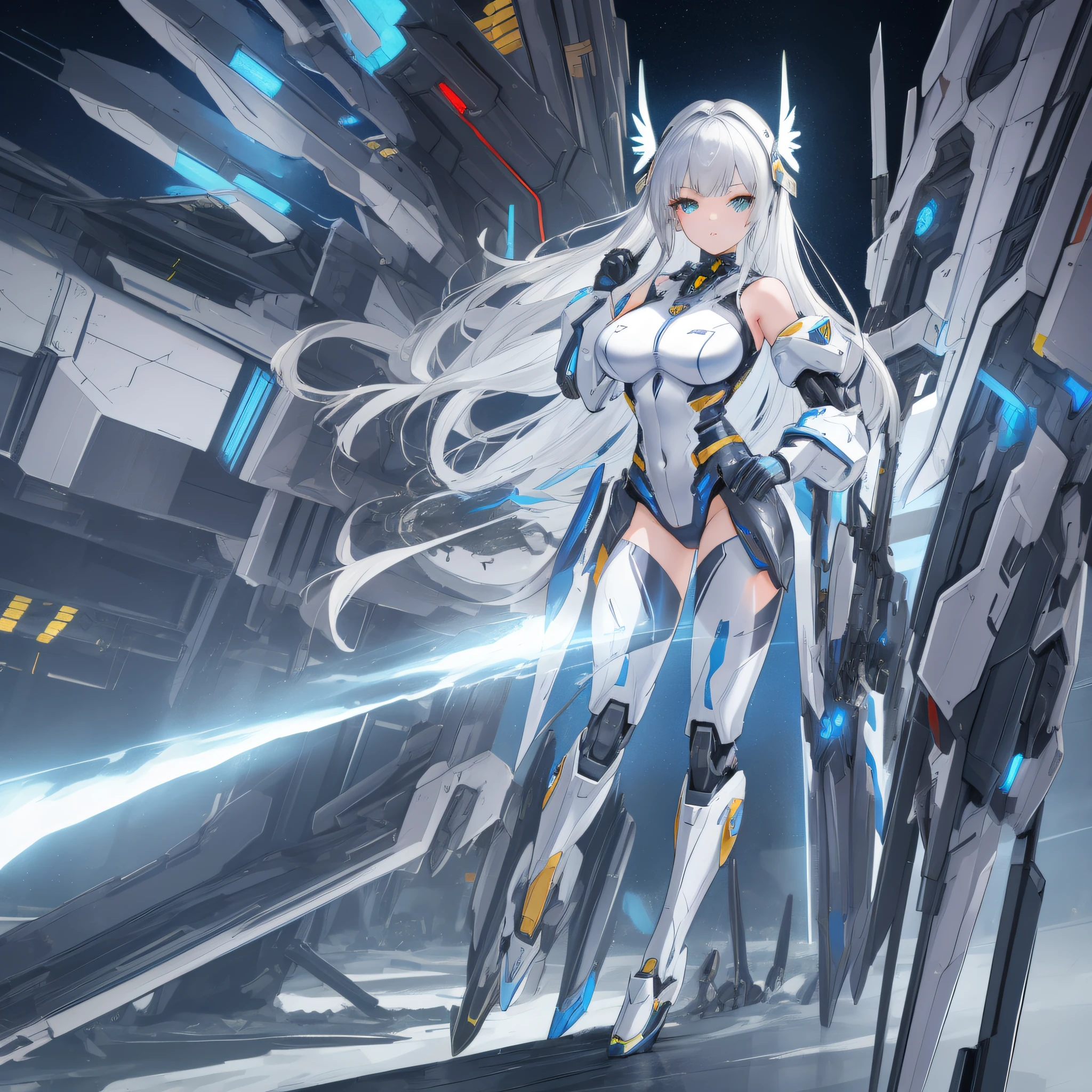 (masterpiece), best quality,{full body},((1 girl)),((beauty detailed eye)),{mecha,huge_filesize},(bare shoulders),science fiction,highly detailed,illustration,extremely detailed CG unity wallpaper,submerge,cinematic lighting,dramatic angle,{{beautiful face}},posing,caustics,fine water surface,,Mechanical wing,Metal wings,Mecha wing,{mecha clothes},robot girl,beautiful detailed face,