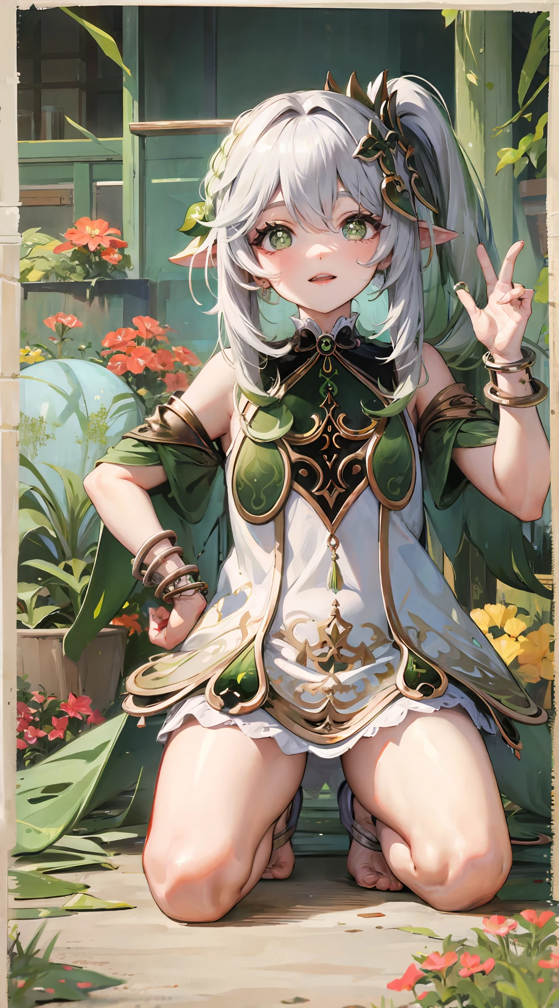 Green background