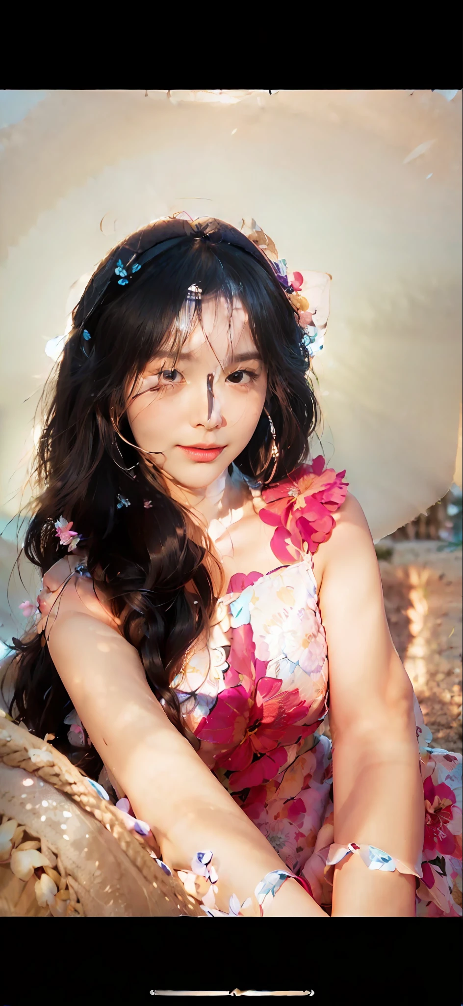 (extreme close up:1.5), (face focus:2),(Style of ???? ???:1.5),
((side face:2)),(1girl surrounded by soft_light:1.5), (backlighting:1.8), (lighting),(flowing fabric:1.3), ((Floral_summer_dress:1.5),(Straw_hat:1.3)),
(masterpiece), realistic, HDR, highly detailed, 8k, raw photo,
ambient occlusion, natural, harmonious composition, warm tones, fine art photography,