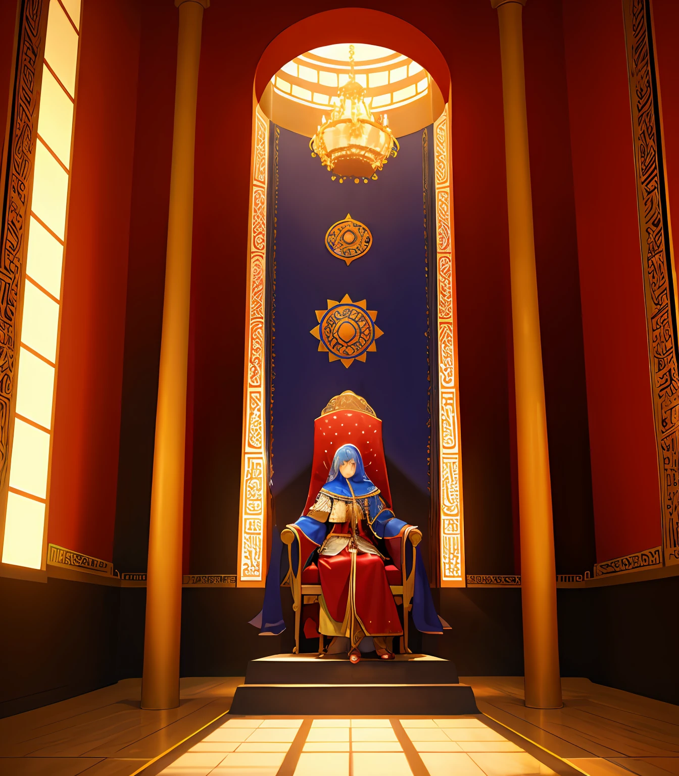 Great throne moroccan room