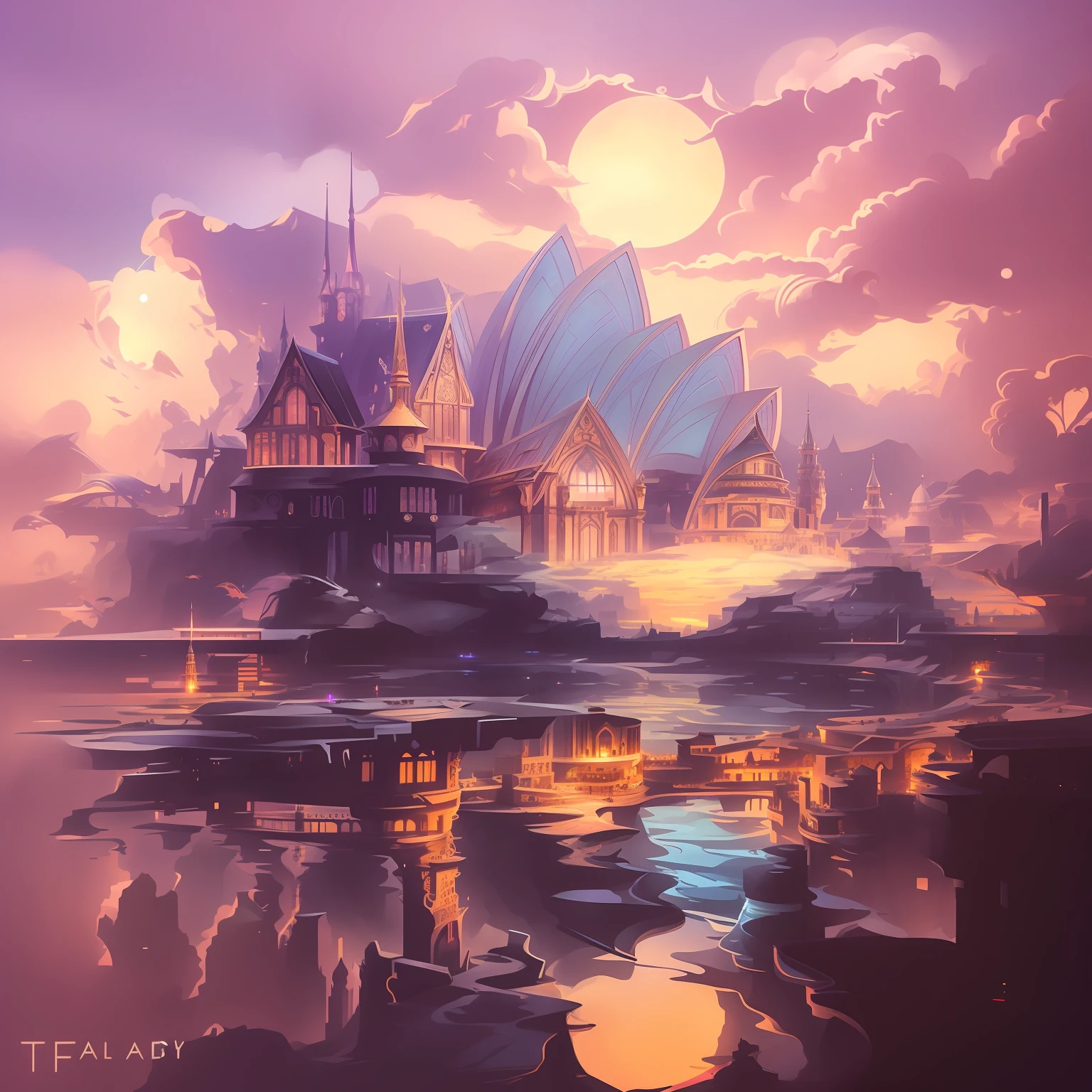 arafed image of a large building with a lot of windows, detailed fantasy digital art, beautiful digital art, breathtaking digital art, trending digital fantasy art, beautiful digital artwork, stunning digital art, stylized urban fantasy artwork, elaborate digital art, gorgeous digital art, very beautiful digital art, scenery artwork, breathtaking fantasy art, 4k highly detailed digital art