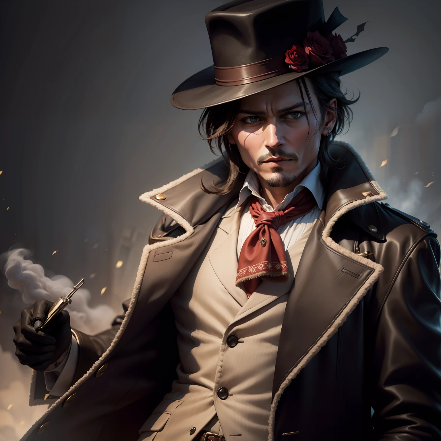 Johny depp in coat