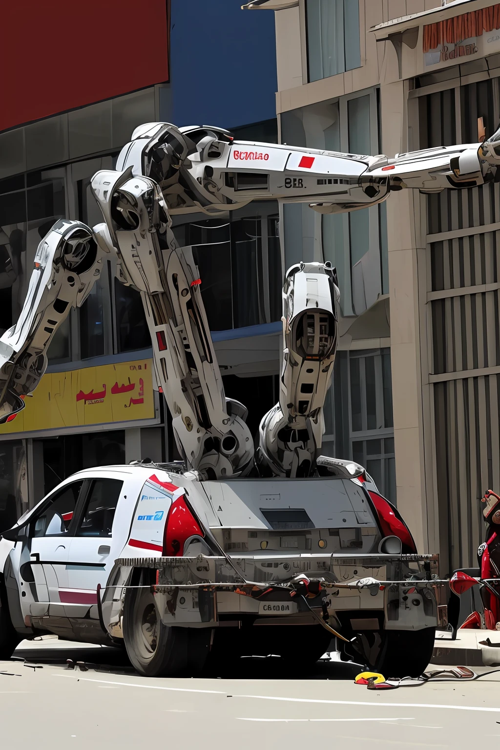 Robot attack on Tehran