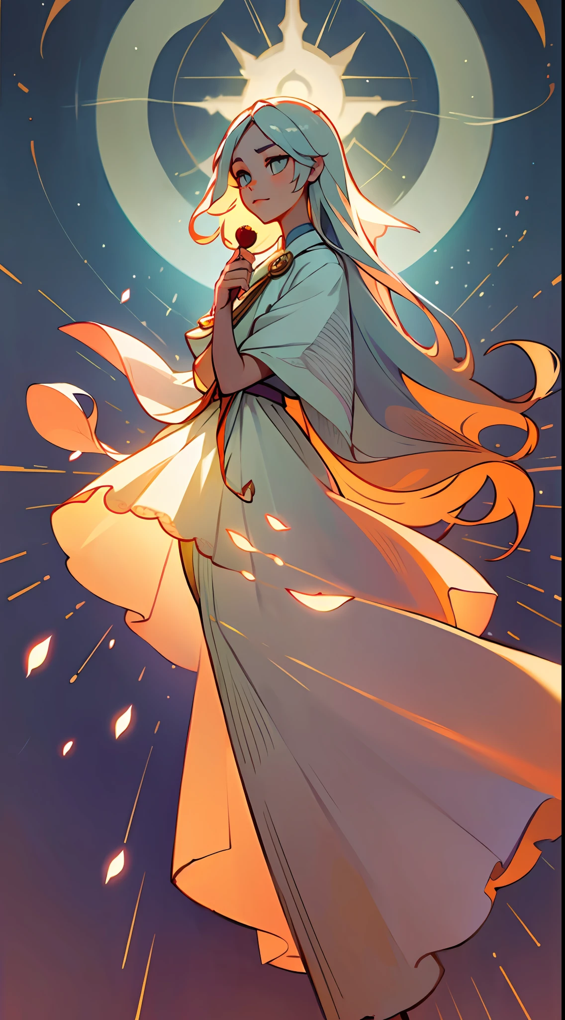 Goddess of Light 1.4、
Beautiful 1.2、
Solemn 1.6、
curves、
fluency、
rhythm、
Tall body、
Slender、
Perfect proportions、
Symmetrical limbs、
white as jade、
Soft glow、
divine power、
Hair like gold1.8、
Delicate、Abundance、
Sunlight color、
The eyes are wise and loving、
Bright stars、Slender eyebrows、
ellegance、wisdom、Noble、
The lips are red like cherry blossoms、ssmile、Timeless stories、
Gorgeous fringed white dress、
Silver glow、White rainbow ribbon 1.5、
A symbol of peace and tolerance、Manners are dignified、ellegance、Light steps、stable、strength、Strong will、Holy、exalted、Divine Breath 1.7、respect、lament、Brighter、wanting