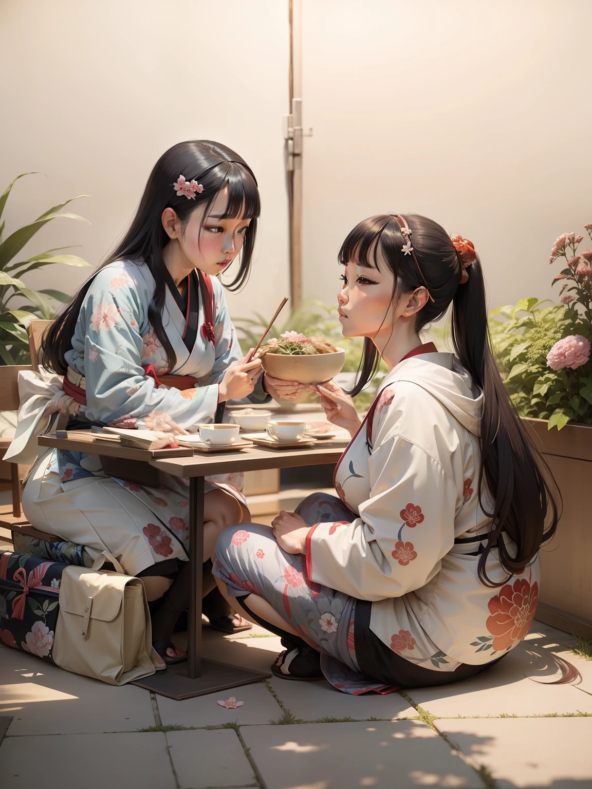 ukiyoe style,sinkai style,jiburi