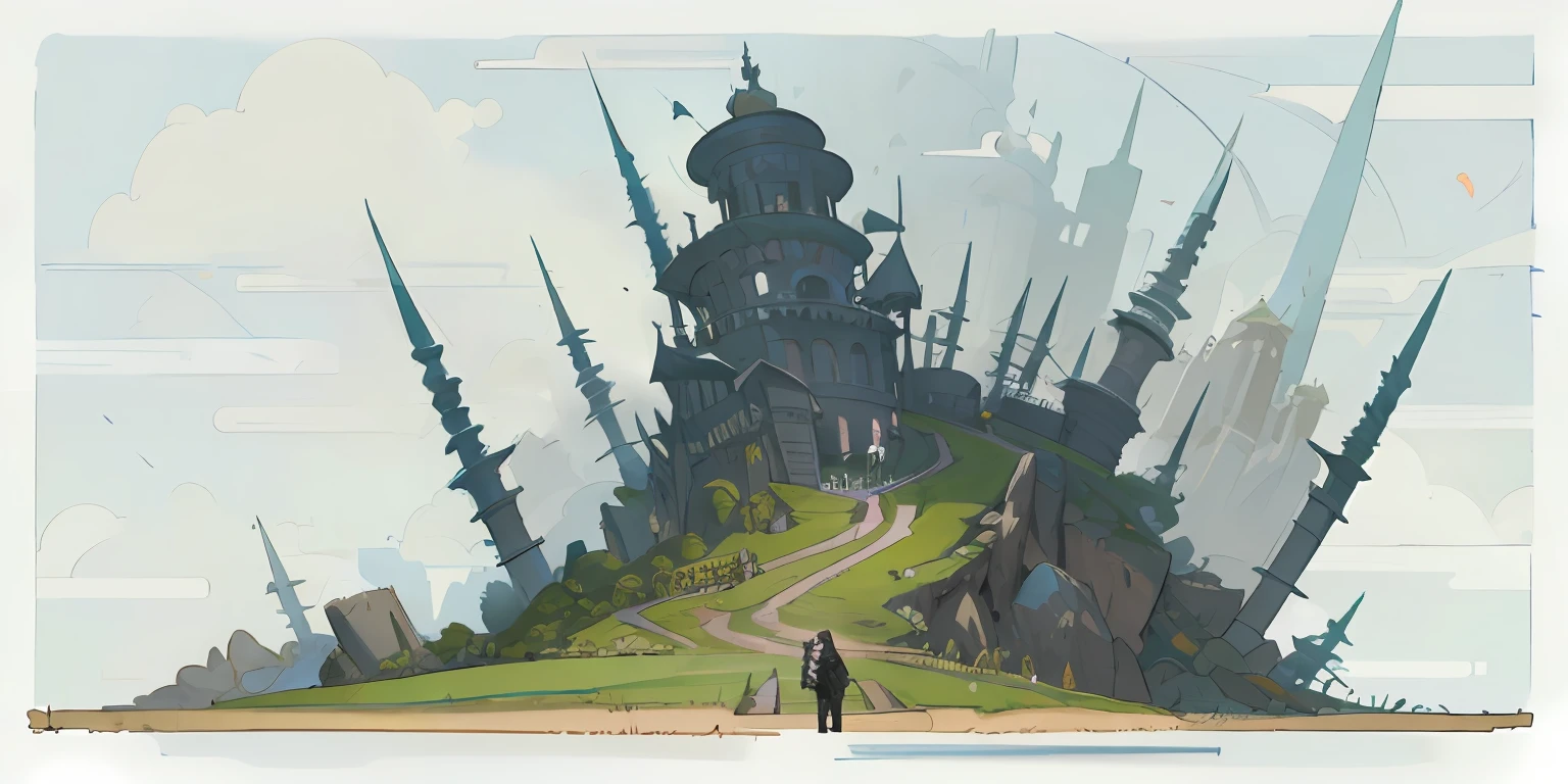 adventure、The Monster、The sword、grass field、caves、tower