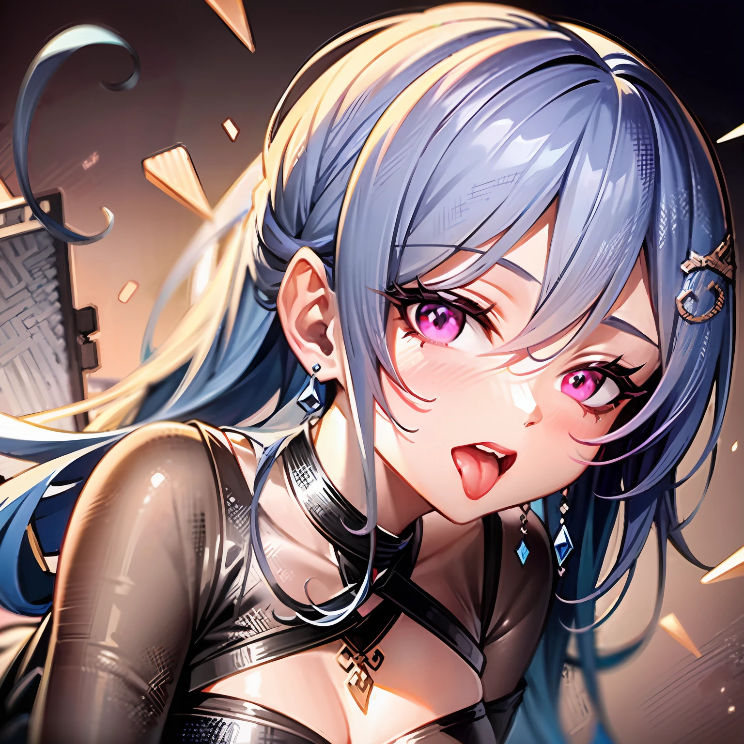 Blue haired anime girl eating cake, Seductive Anime Girl, Ahegao, ahegao face, Detailed Digital Anime Art, [ 4 k digital art ]!!, detailed portrait of an anime girl, anime moe art style, best anime 4k konachan wallpaper, 8k high quality detailed art, clean detailed anime art, small curvy loli