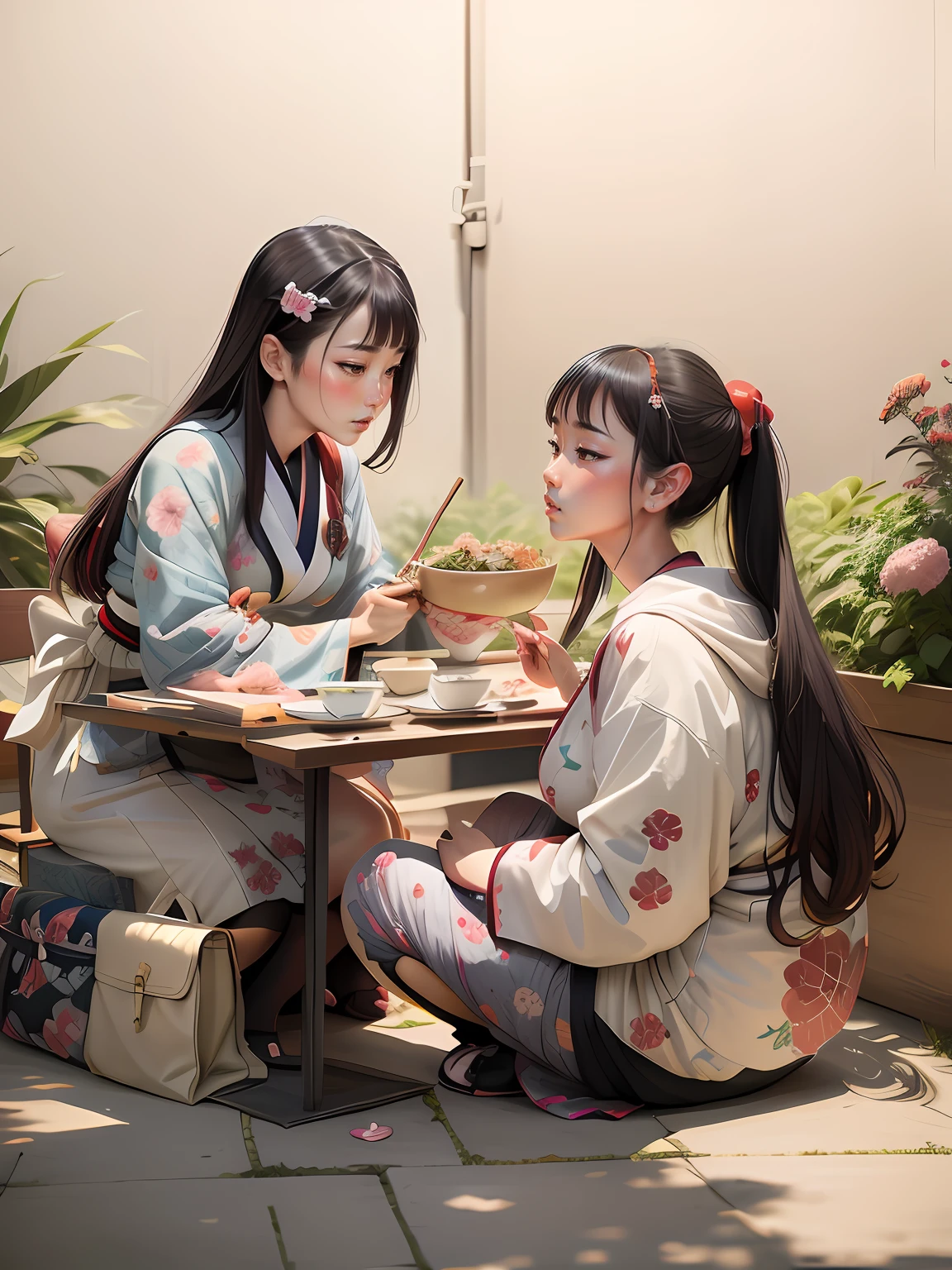 ukiyoe style,sinkai style,jiburi