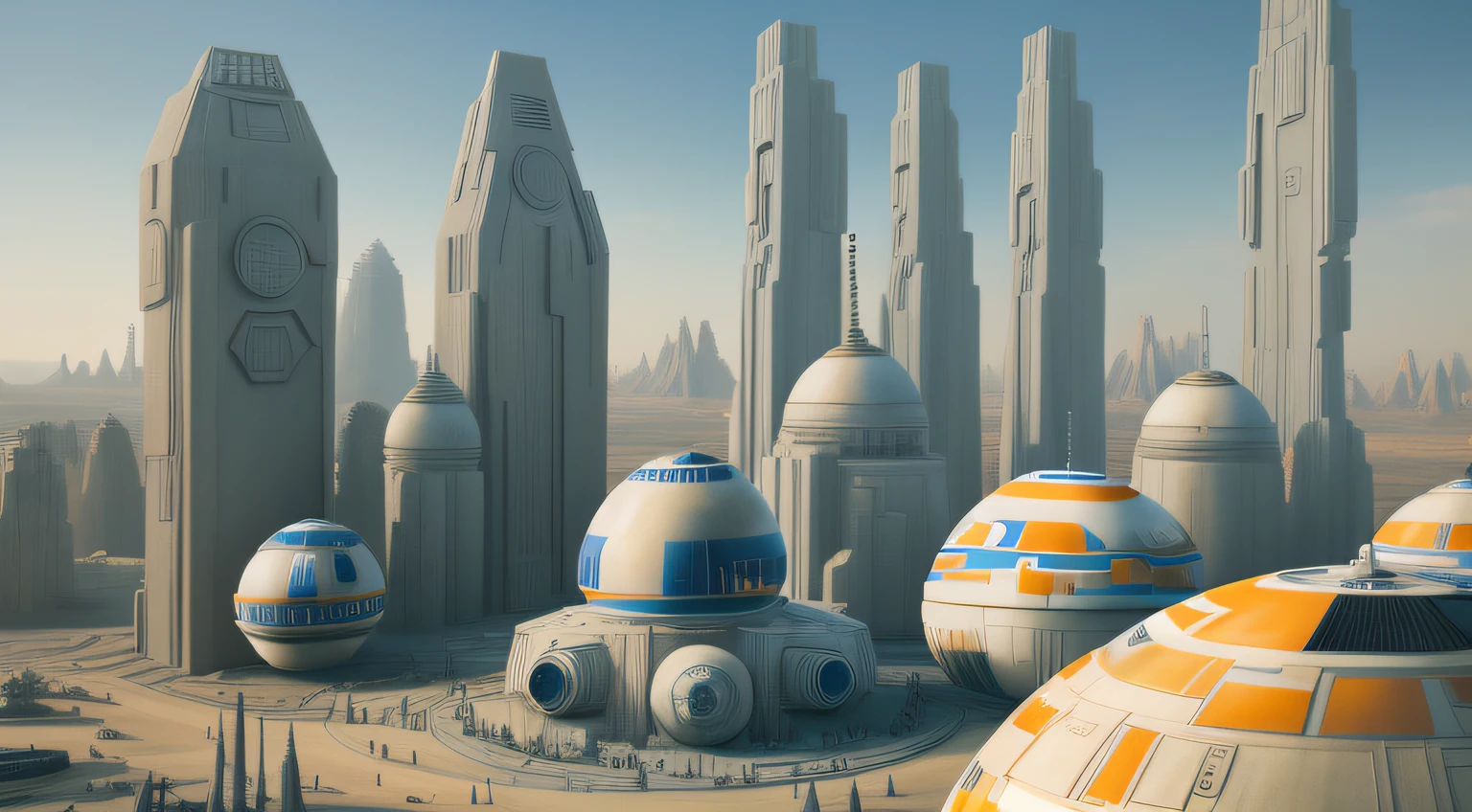 Star Wars City buildings