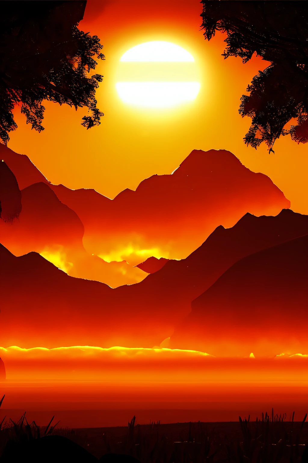 a tribal sun