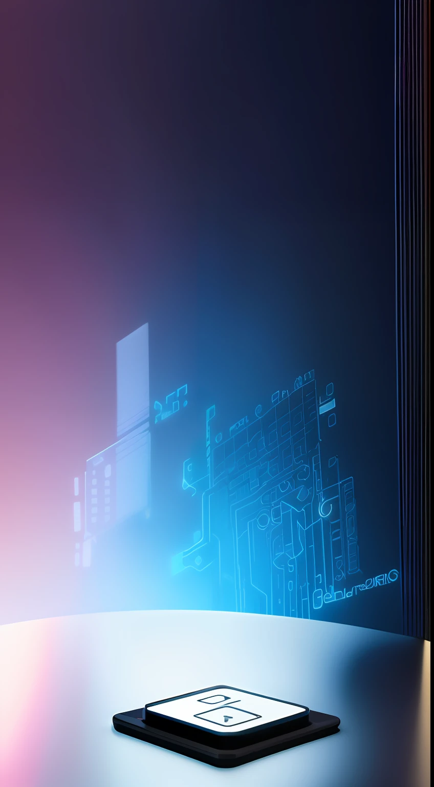Handles circuit and processor 3D rendering, Arnoldo Pomodoro's style, Light color, hentail realism, CAM, High-speed synchronization, Innovative technology，The upper part of the bokeh effect