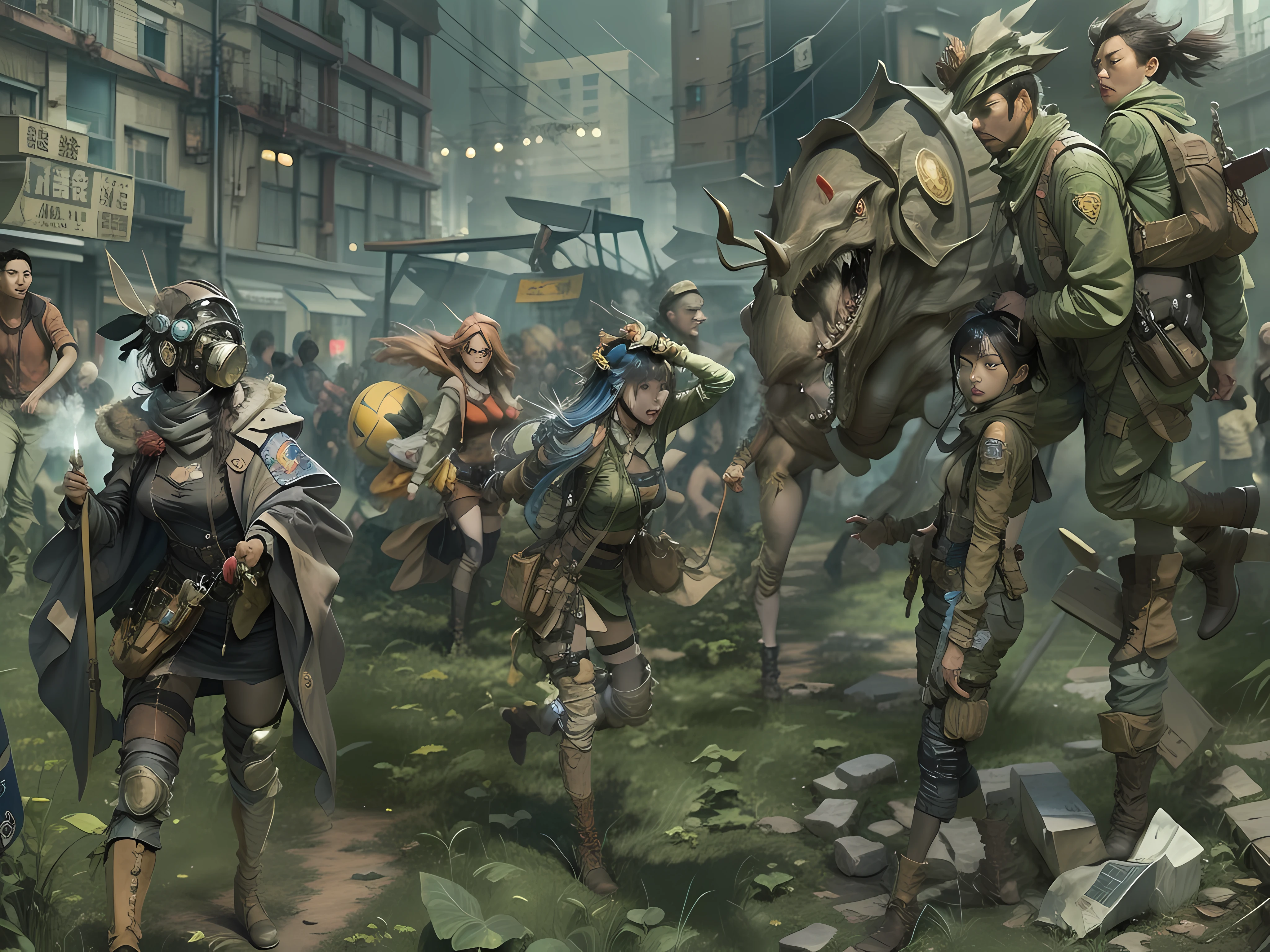 pois，Today is the outbreak of evolutionary frenzy in the Earth Federation，Or rather a big day of post-apocalyptic crisis。