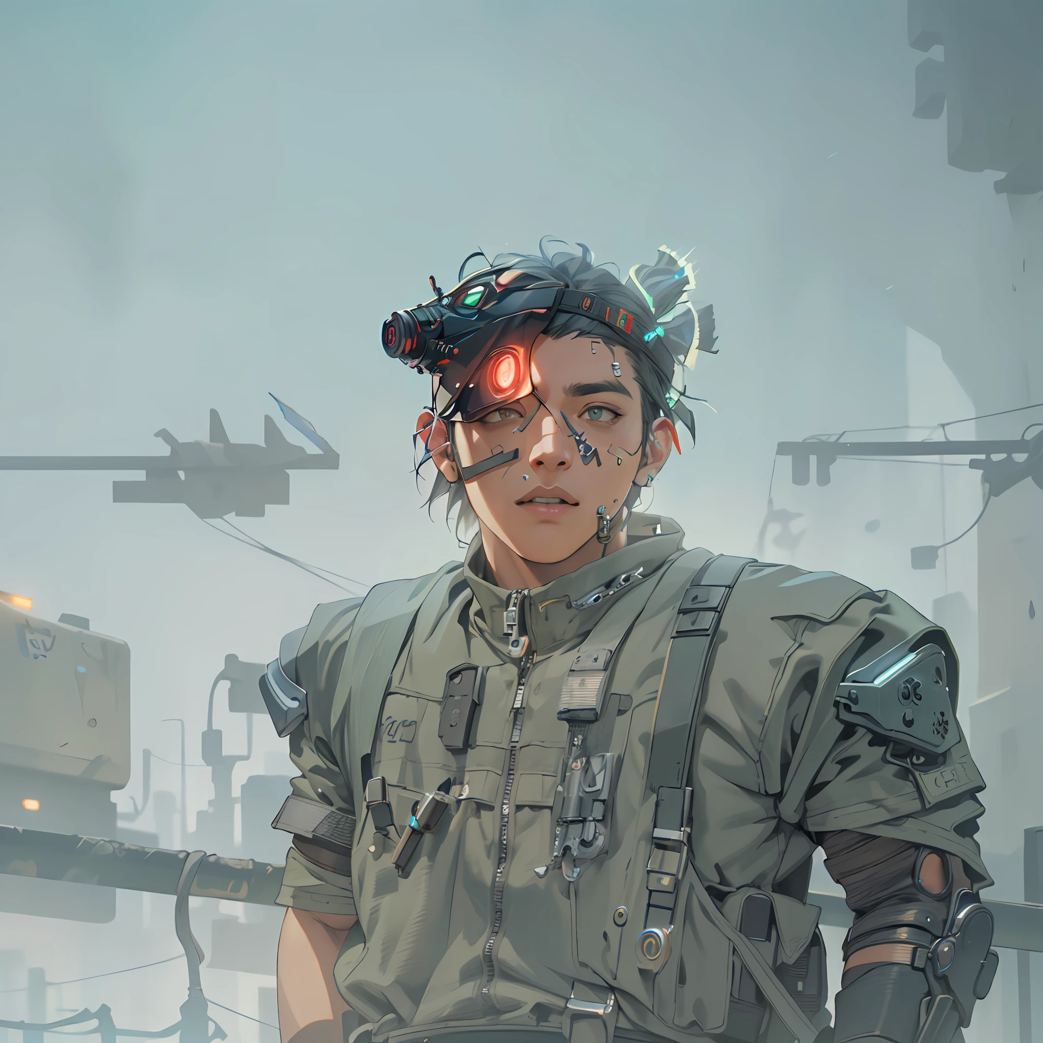 ultra detail, high resolution, ultra detailed, best quality, amazing, top quality, extremely detailed CG unity 8k wallpaper, cinematic lighting, cyberpunk, dark boy, trash gang facemask