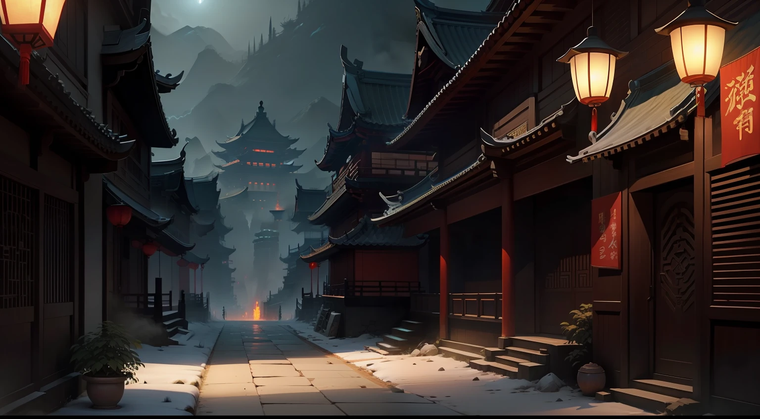 The night environment of the banshee activity in ancient China,Focus on the environment