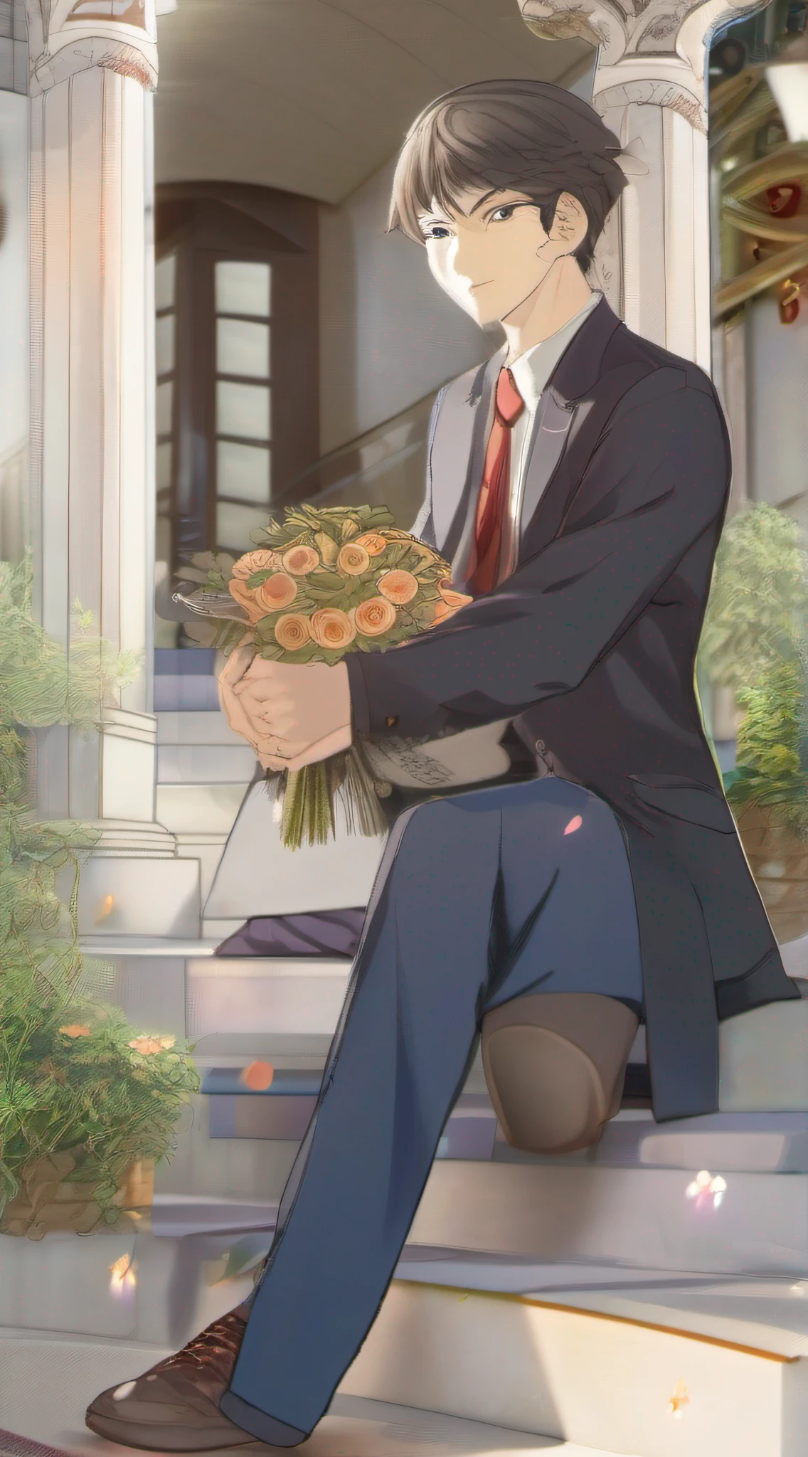 Su Mo:A somewhat handsome ordinary high school senior,A slightly shy smile。
