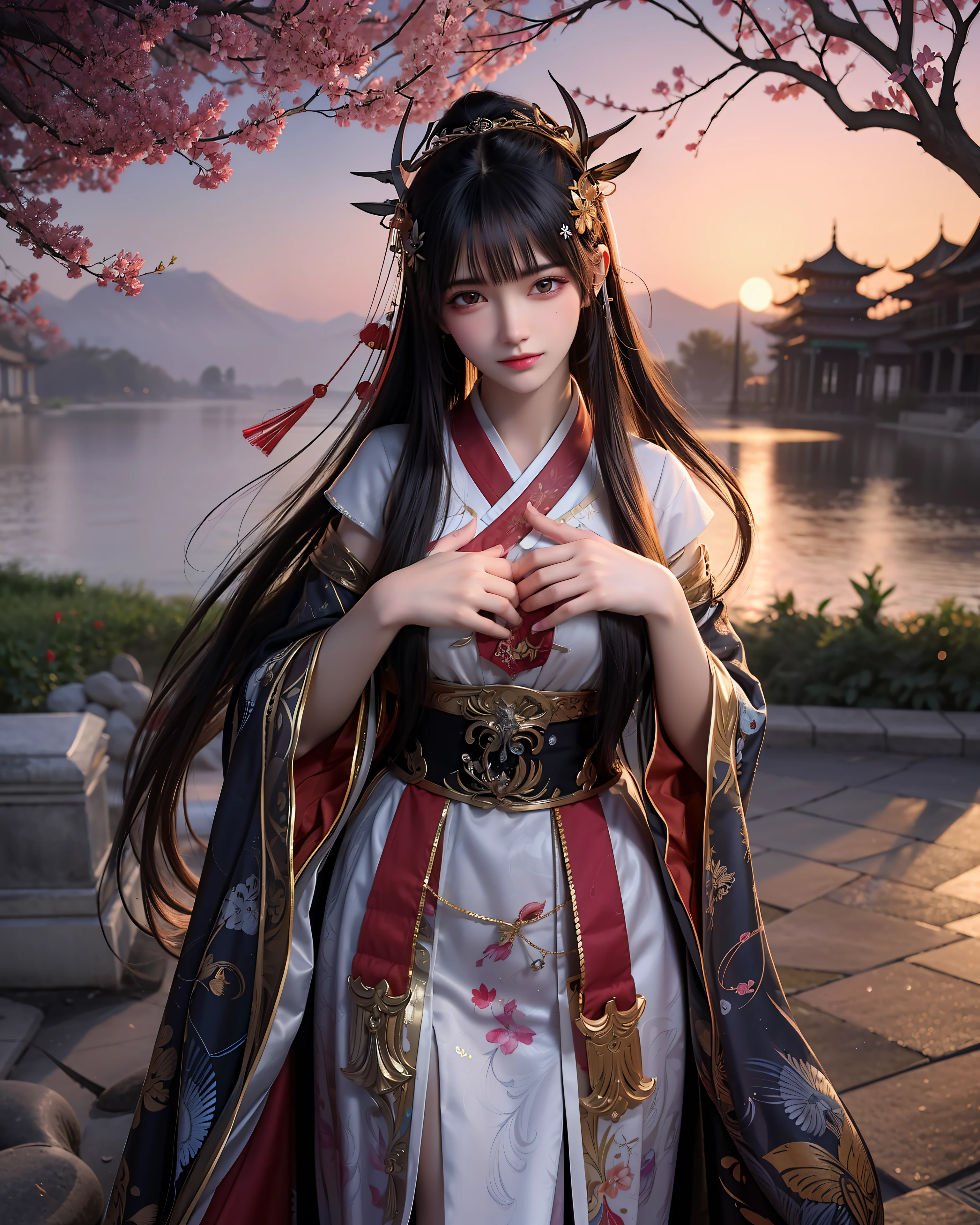 (8k, RAW photo:1.2),best quality, ultra high res,dramatic angle,(fluttered detailed color splashs), (illustration),(((1 girl))),(long hair),(rain:0.9),(hair ornament:1.4),there is an ancient palace beside the girl,chinese clothes,(focus on), color Ink wash painting,(color splashing),colorful splashing,(((colorful))),(sketch:0.8), Masterpiece,best quality, beautifully painted,highly detailed,(denoising:0.6),[splash ink],((ink refraction)), (beautiful detailed sky),moon,highly,detaild,(masterpiece, best quality, extremely detailed CG unity 8k wallpaper,masterpiece, best quality, ultra-detailed),(Lycoris radiata),