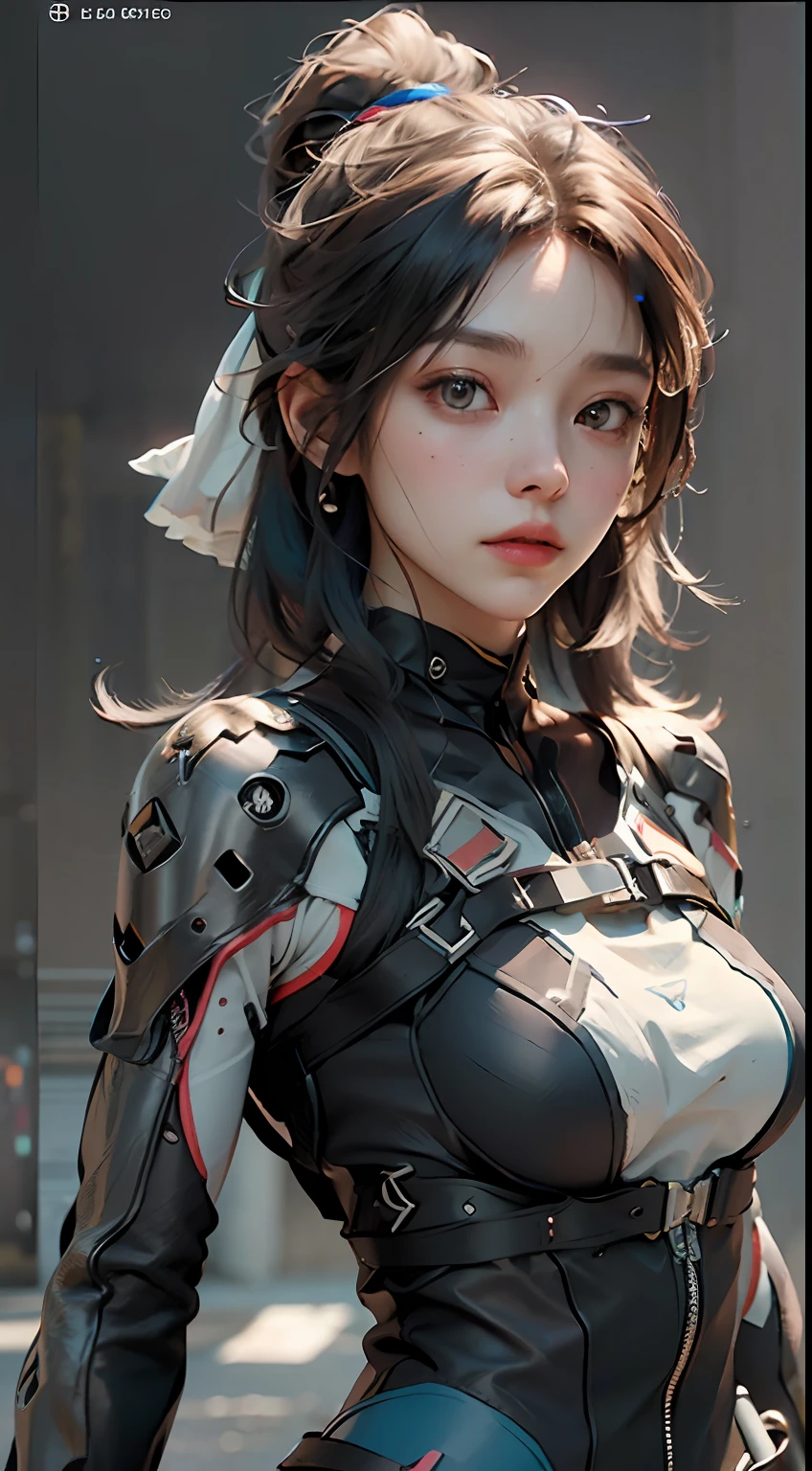 ((Best quality)), ((masterpiece)), (detailed:1.4), 3D, an image of a beautiful vail cyberpunk female,HDR (High Dynamic Range),Ray Tracing,NVIDIA RTX,Super-Resolution,Unreal 5,Subsurface scattering,PBR Texturing,Post-processing,Anisotropic Filtering,Depth-of-field,Maximum clarity and sharpness,Multi-layered textures,Albedo and Specular maps,Surface shading,Accurate simulation of light-material interaction,Perfect proportions,Octane Render,Two-tone lighting,Wide aperture,Low ISO,White balance,Rule of thirds,8K RAW,