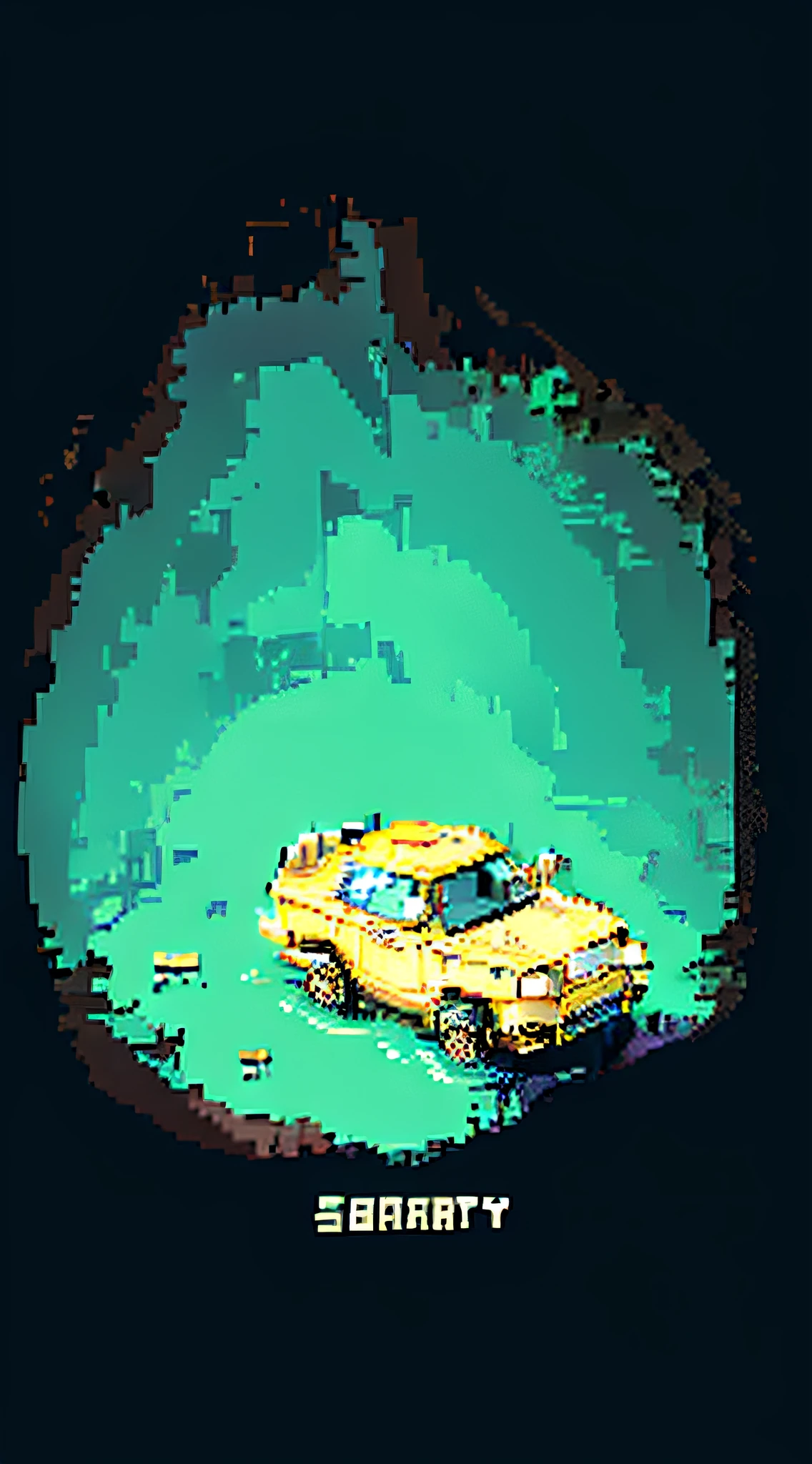 pixel white car