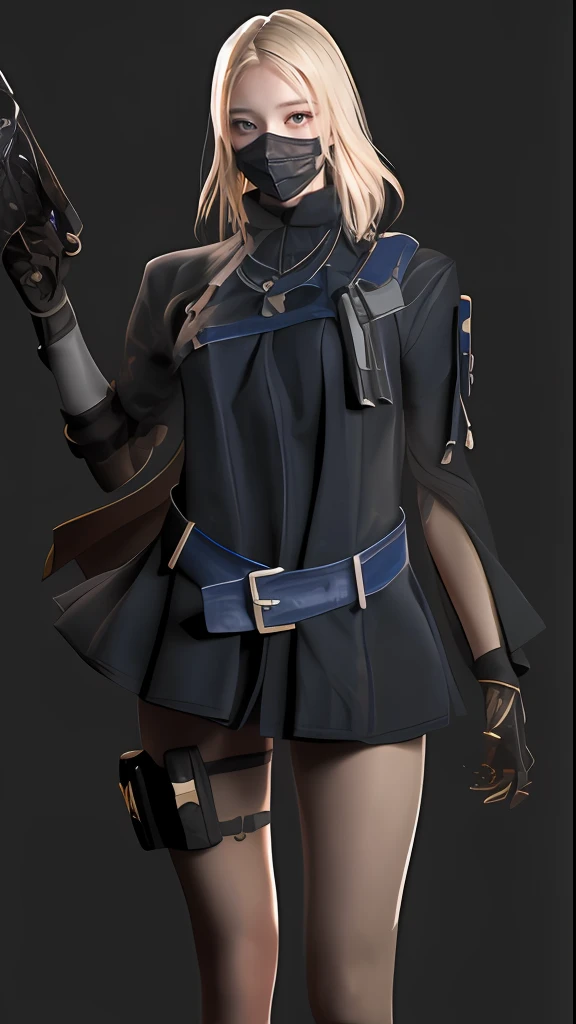 best qualtiy, Full body like,Refined face,pretty face,25 years old woman,slimfigure,Smaller bust,office lady uniform,Office wear,black lence stockings,(Castle background:1.3)