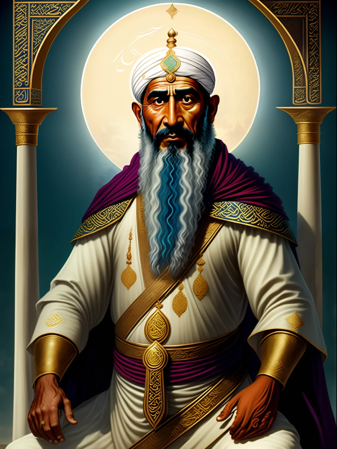 A portrait of Hasan al-Utrush. was an Alid missionary of the Zaydi Shia sect who re-established Zaydi rule over the province of Tabaristan in northern Iran in 914, after fourteen years of Samanid rule. He ruled Tabaristan until his death under the regnal name of al-Nāṣir liʾl-Ḥaqq ("Defender of the True Faith"), and became known as al-Nāṣir al-Kabīr ("al-Nasir the Elder")