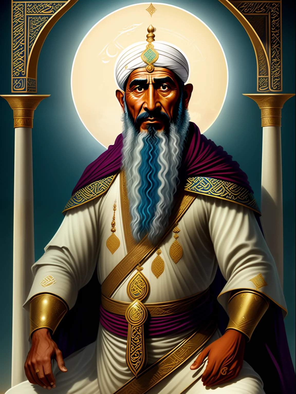A portrait of Hasan al-Utrush. was an Alid missionary of the Zaydi Shia sect who re-established Zaydi rule over the province of Tabaristan in northern Iran in 914, after fourteen years of Samanid rule. He ruled Tabaristan until his death under the regnal name of al-Nāṣir liʾl-Ḥaqq ("Defender of the True Faith"), and became known as al-Nāṣir al-Kabīr ("al-Nasir the Elder")