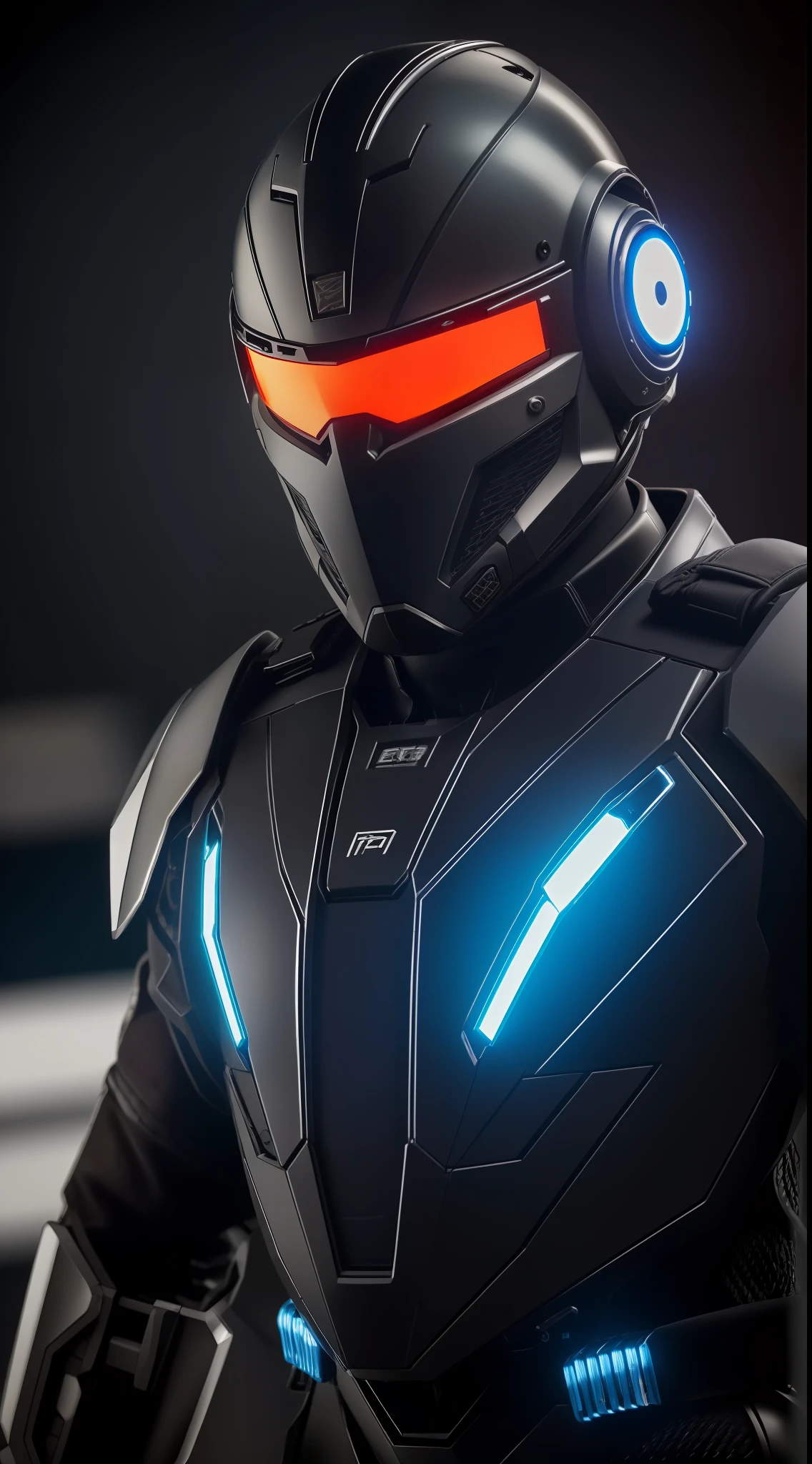 um homem, inspirado em Pedro Pascal, de (Technological military tactical helmet: 1.2), master part, extremamente detalhado, melhor qualidade, With mechanical robot suits, (metallic details with lights and electronic circuits: 1.2),((corpo inteiro):1.5) extremamente detalhado, intricate with lights and luminous electronic circuits. (8k, qualidade superior, melhor qualidade, obra-prima, altamente detalhado: 1.2), ((corpo inteiro):1.5)