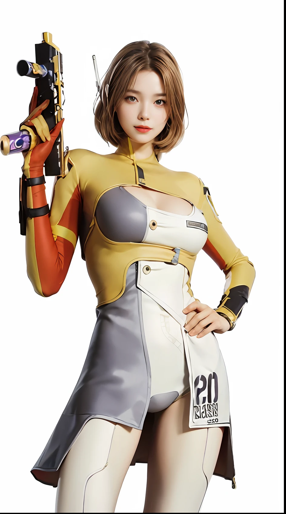 ((best qualtiy,8K,tmasterpiece:1.3))),Clear focus:1.2,(layer cut,The large:1.2),Beautiful Women in Perfect Figure:1.4,Slender abs:1.2,Moist body:1.5,Highly Detailed Face and Skin Textur,Detailed eyes,二重まぶた,long whitr hair,(beautidful eyes:1.3),(Smiling face:1.3),(Both eyes are the same size:1.4),(Smile lips:1.3)