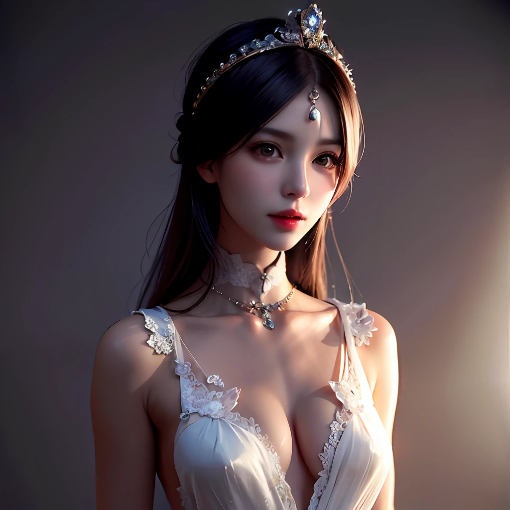 Best quality, Masterpiece, A high resolution, 1girll,china dress,hair adornments,necklace, jewelry,Beautiful face,after sexing_Body, Tyndall effect,Photorealistic, Dark Studio, rim lit, twotonelighting,(highdetailskin:1.2), 8K  UHD, Digital SLR, Soft lighting, High quality, voluminetric lighting, candid, photographed, high resolution, 4K, 8K, Bokeh,