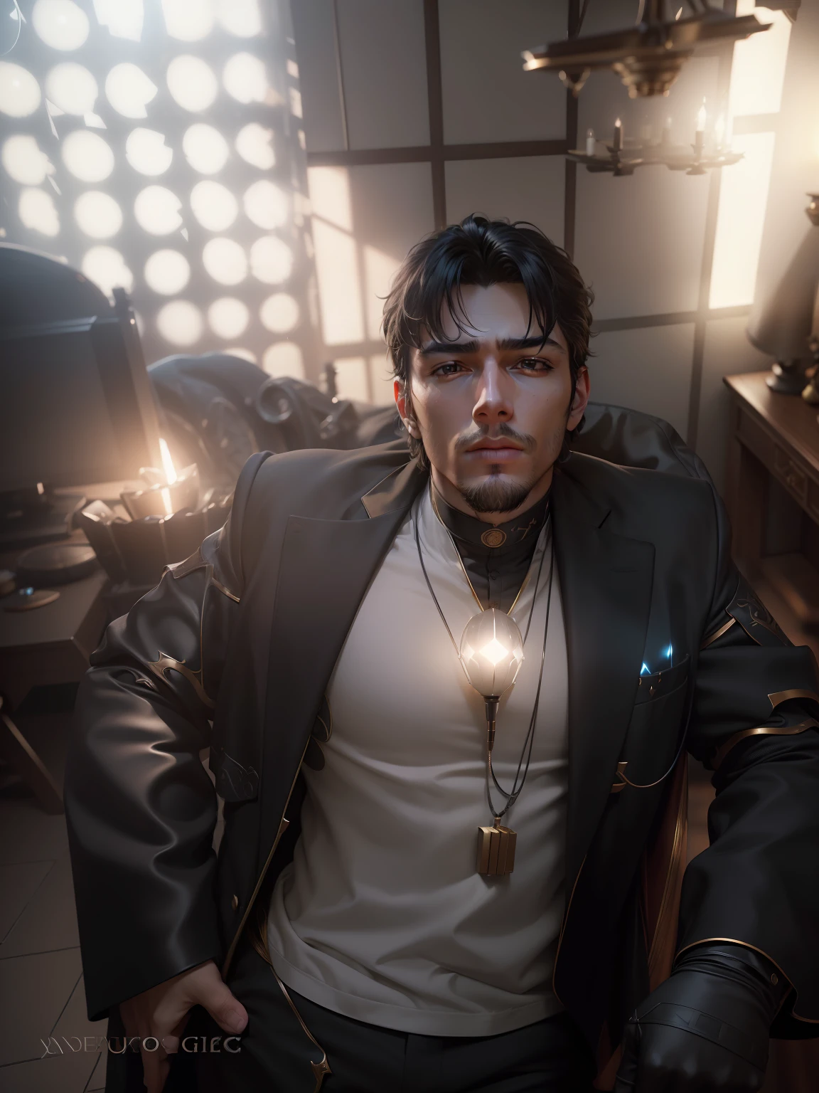 (Extreme Detail CG Unity 8K wallpaper, masterpiece, highest quality), (Exquisite lighting and shadow, highly dramatic picture, Cinematic lens effect), black hair color, from, (excellent detail, excellent lighting, wide angle), (excellent rendering, enough to stand out in its class), intelligent analysi face, ultra realistic face,a young man