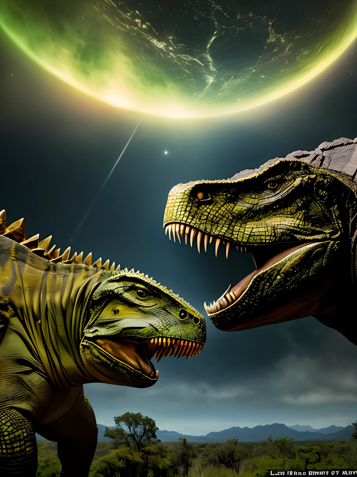 Foto RAW, , a (retrato: 1.2) The impact was so devastating that it wiped out the most gigantic and deadly reptiles that ever roamed our planet. But dinosaurs didn't just die from a big bang,