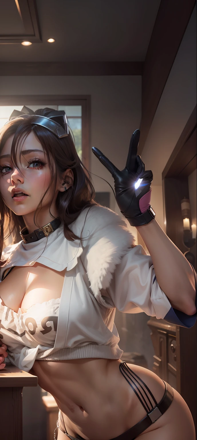 Cute anime like face, hot body, 8k tra realistic, perfect body, charming face, angel like body
