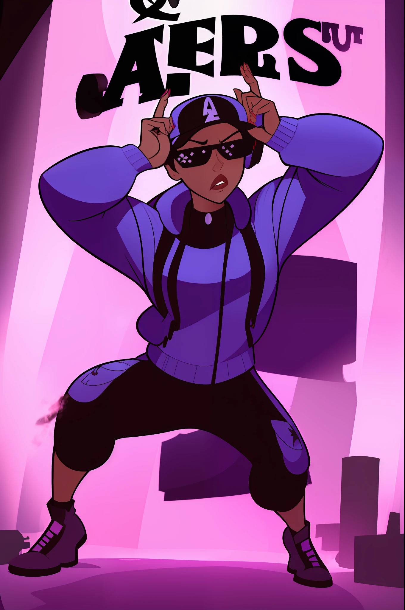 "A solo hip hop gangtsa shot featuring  
kim possible showcasing her skill as a rapper.. badass on the mic spitting sick ass bars yo !" DealWithIt