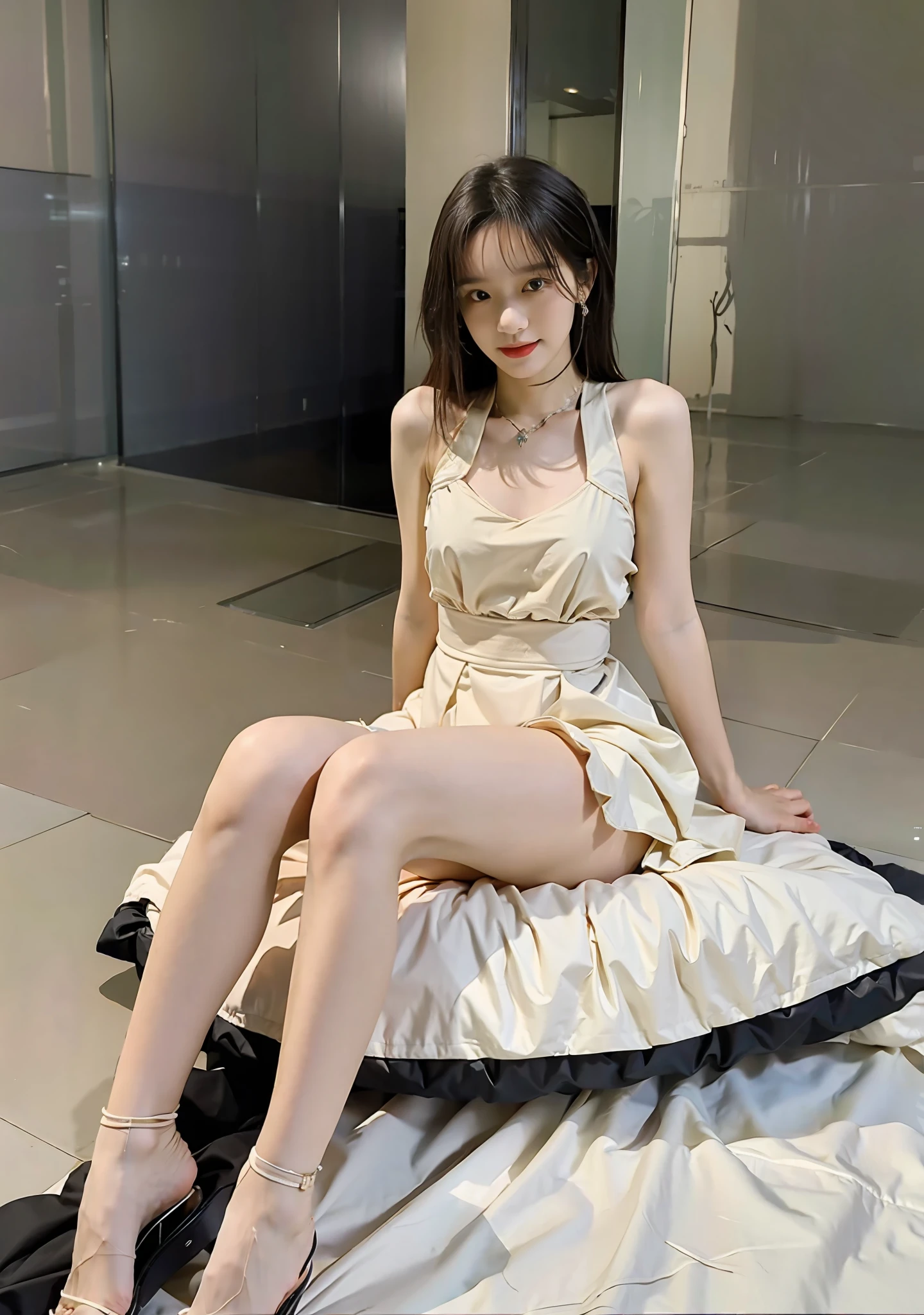 best qualtiy，tmasterpiece，超高分辨率，（realisticlying：1.4），teens girl，Juvenile，In luxury yachts
