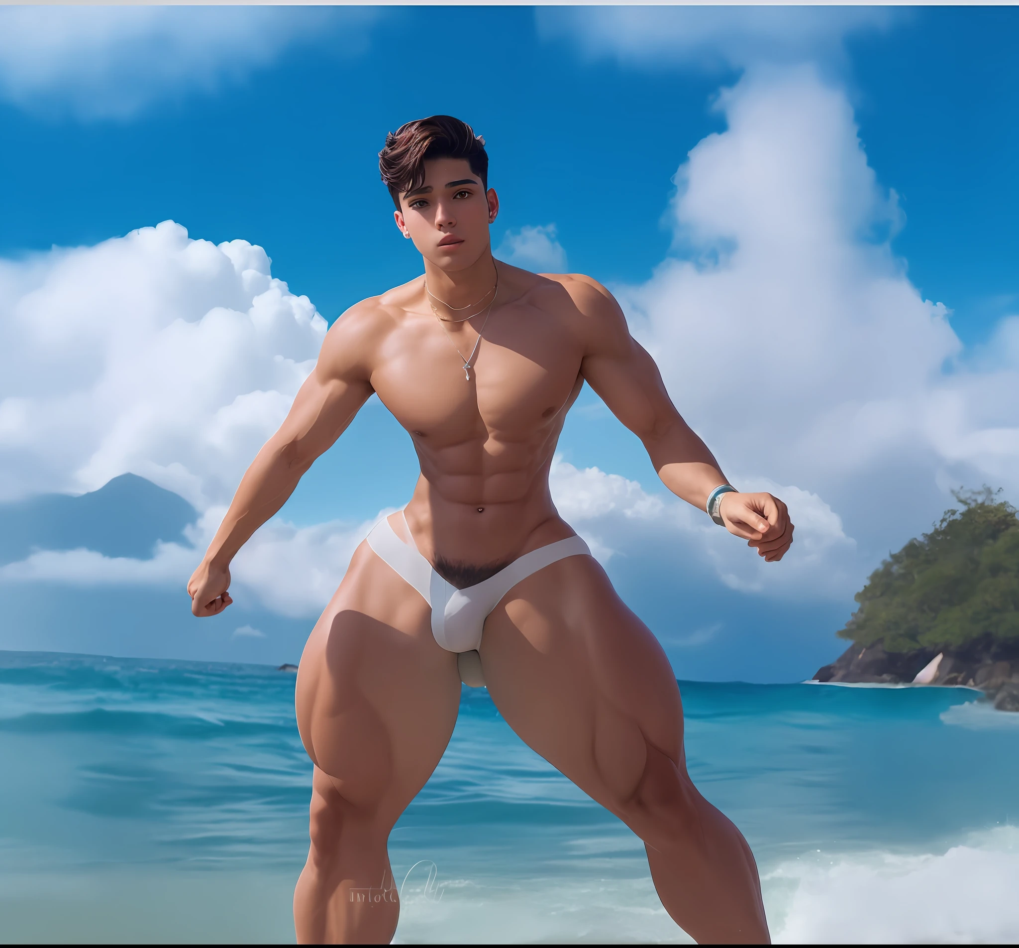 Solo, foco masculino, (obra-prima, ultra qualidade, alta resolução, 8k, intrincado: 1.2), (rosto detalhado: 1.2), bonito, jovem coreano, pele branca, 二重まぶた, pele detalhada, 1boy, ((realista)), abdominais, good lighting quality, veias musculares, ((pale skinned)), (ballet: 1.2), (suor: 1.3), (pano molhado), vestindo camisa branca, black sports pants, cockbulge, rosto magro jovem bonito mantenha o rosto fial ao exemplo