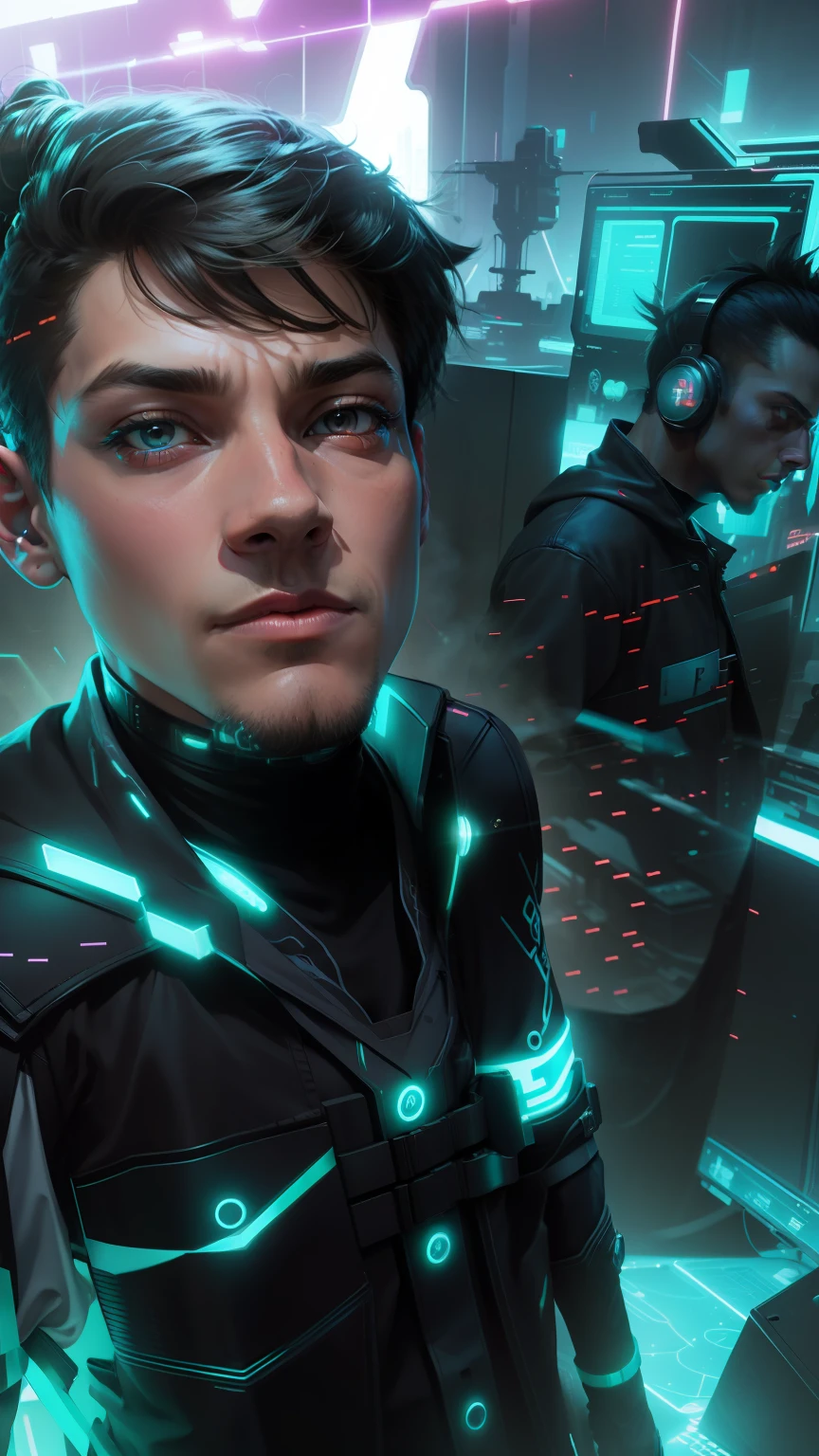 Change background in cyber punk