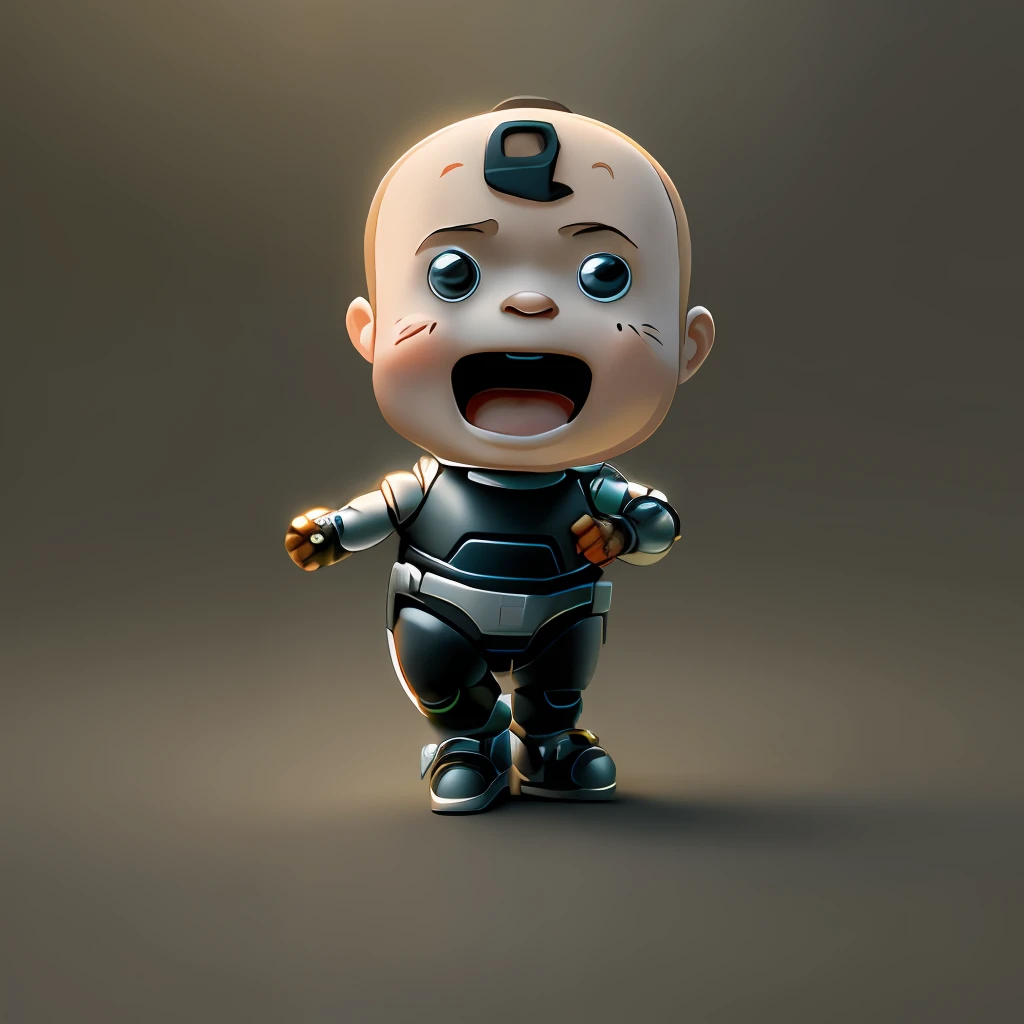 Cartoon babies on diapers,Plastic texture boy,Ultimate plastic texture, kewpie, human babies, fetus, an animated character, Wearing a full set of Iron Man armor,Cute boy, Black color hair, Cute cartoon character, bblurry,No_Humanity,depth of fields,bright,Natural light(8K,RAW photos,best qualtiy,tmasterpiece:1.2)