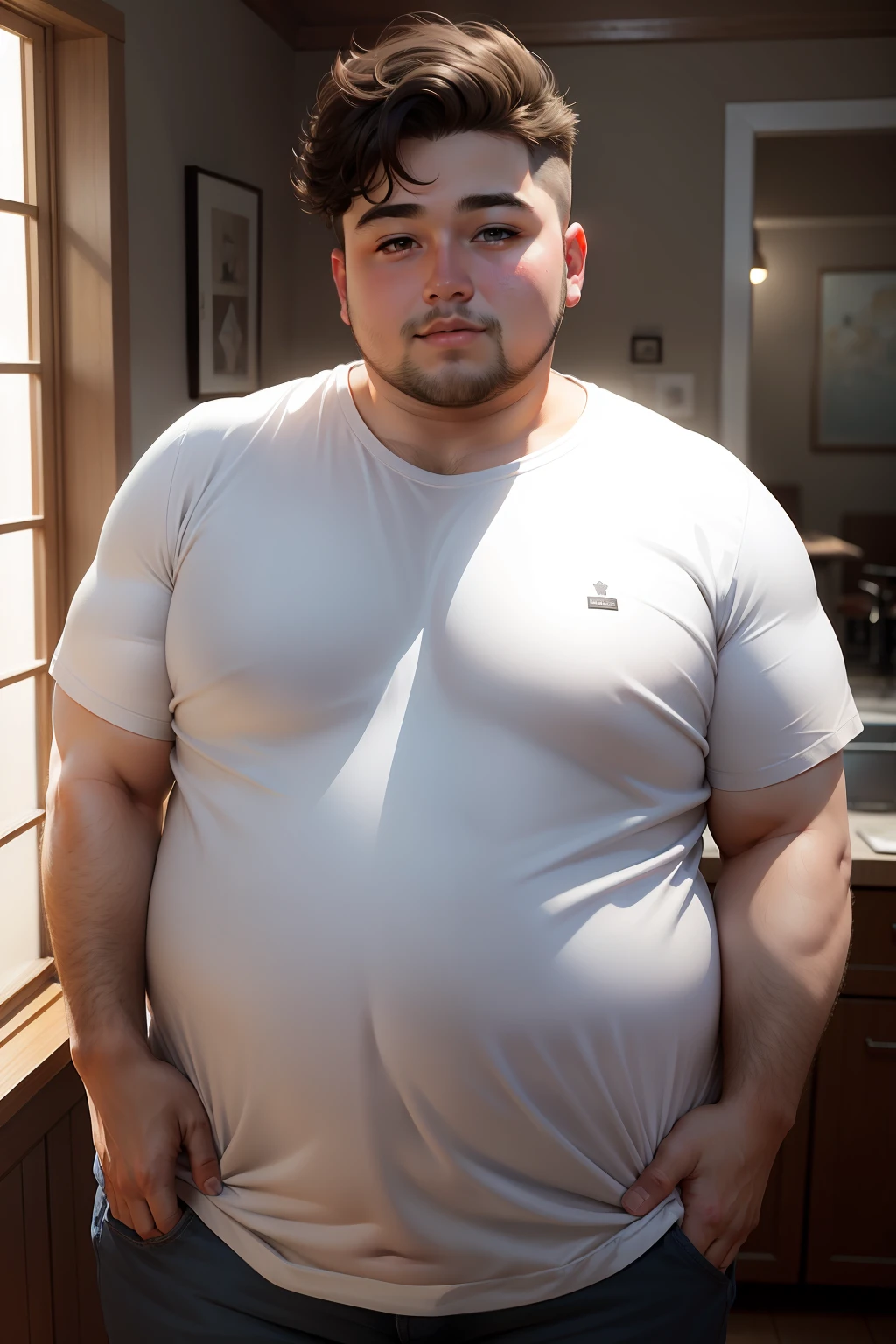 Chubby, without a beard, Chubby, Young male