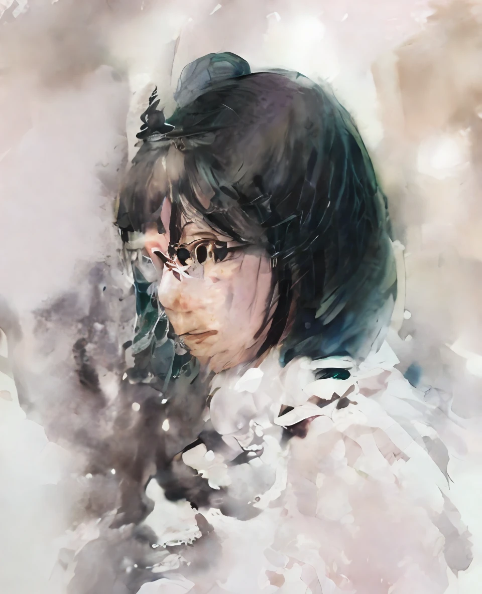 drawing of a girl with glasses holding a book in her hand, girl with glasses, high quality sketch art, professional sketch, realistic sketch, realistic cute girl painting, hyperrealistic sketch, high quality sketch, beautiful drawing style, high quality of sketching, anime realism style, kawaii realistic portrait, with glasses, realistic. cheng yi, 4 k drawing, a pencil sketch
