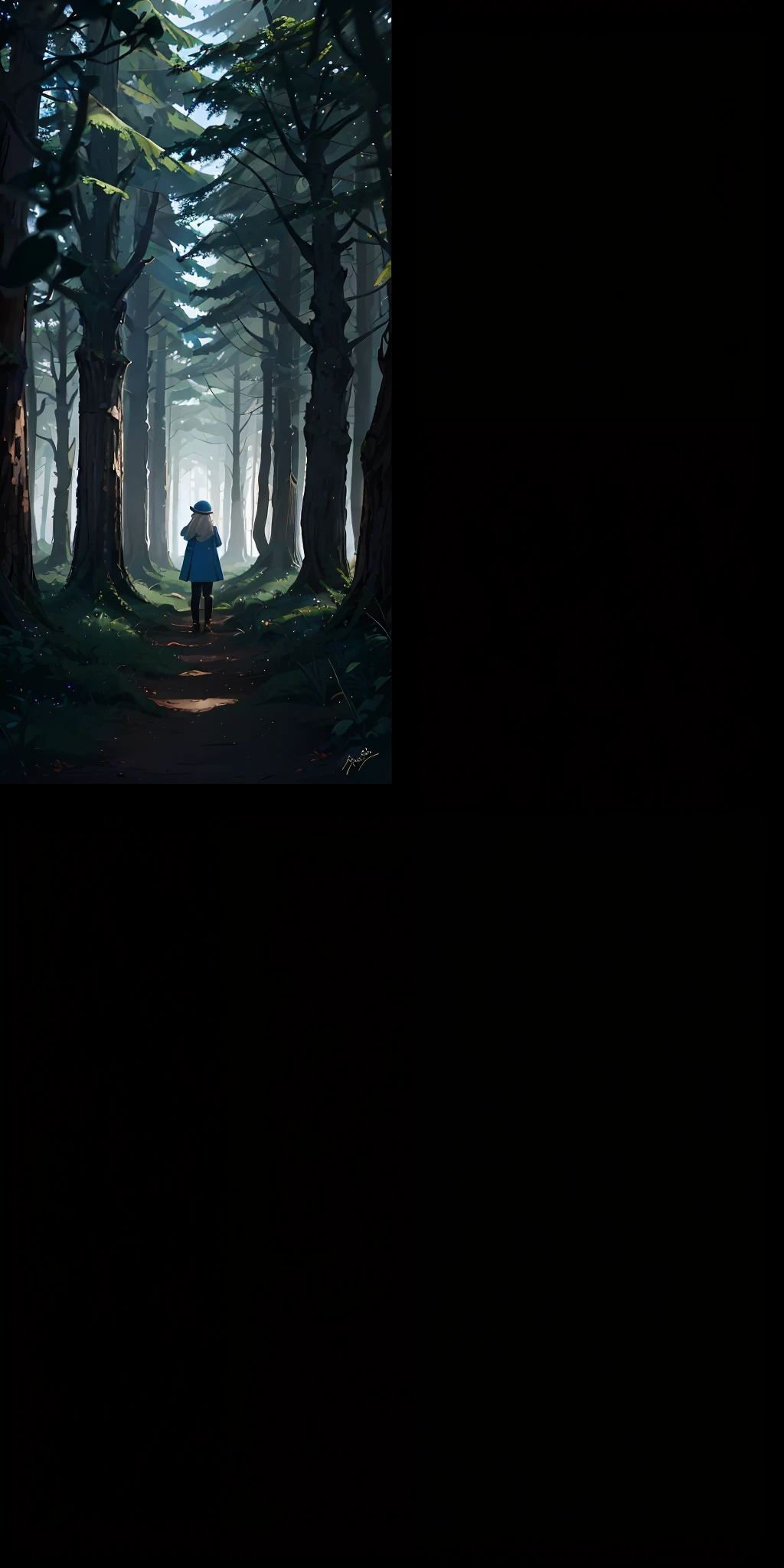 Children in the forest