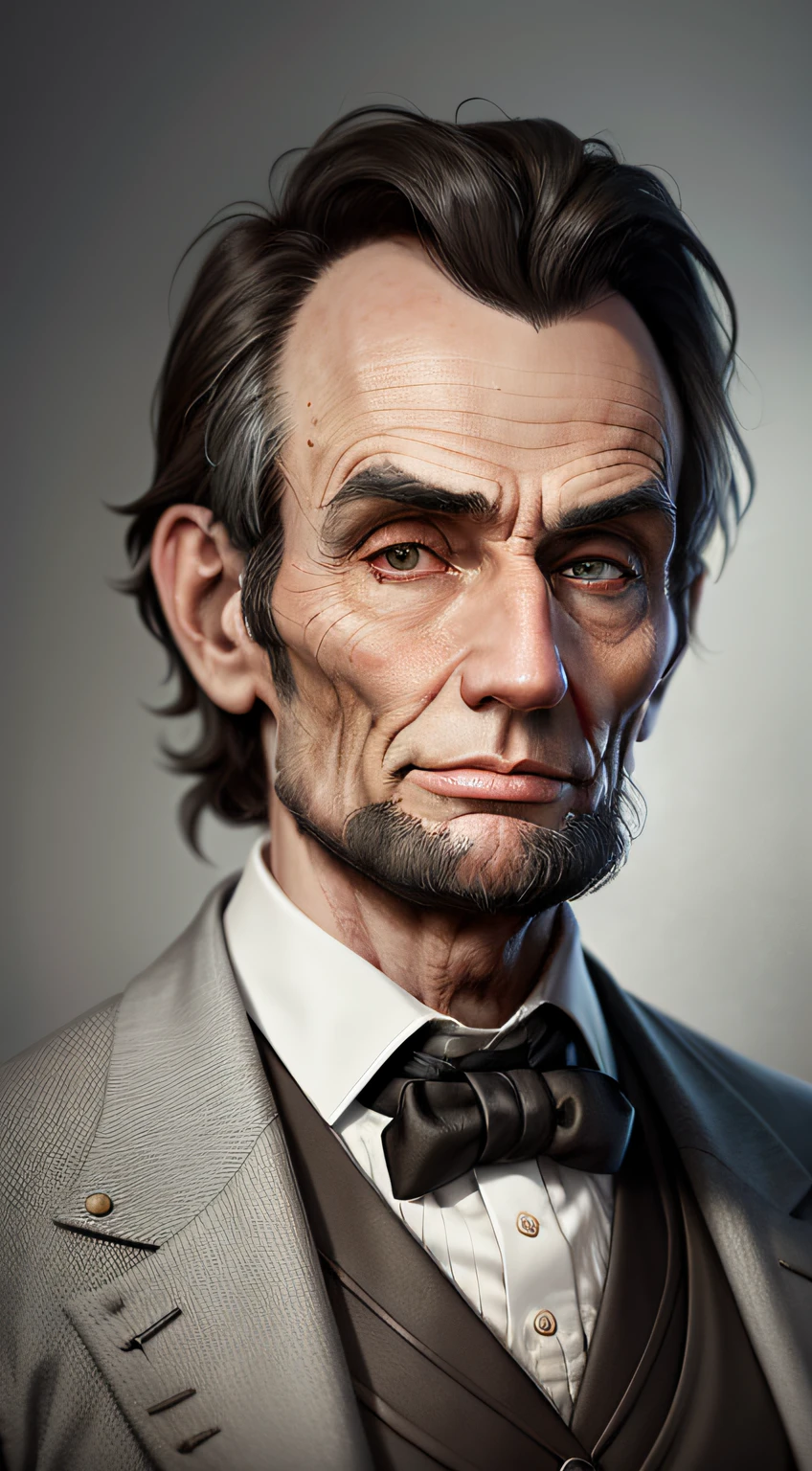 Abraham Lincoln Drama grey realistic