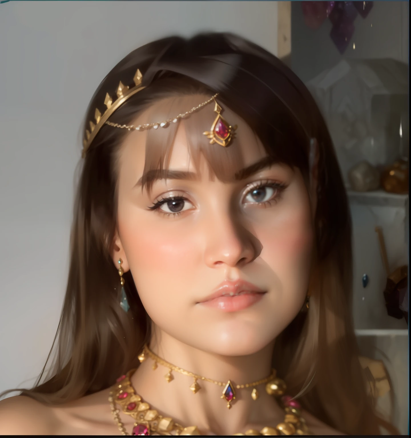 Coroa de uma rainha, jewelry and stones.