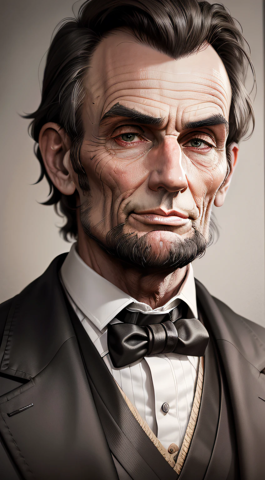Abraham Lincoln Drama grey realistic