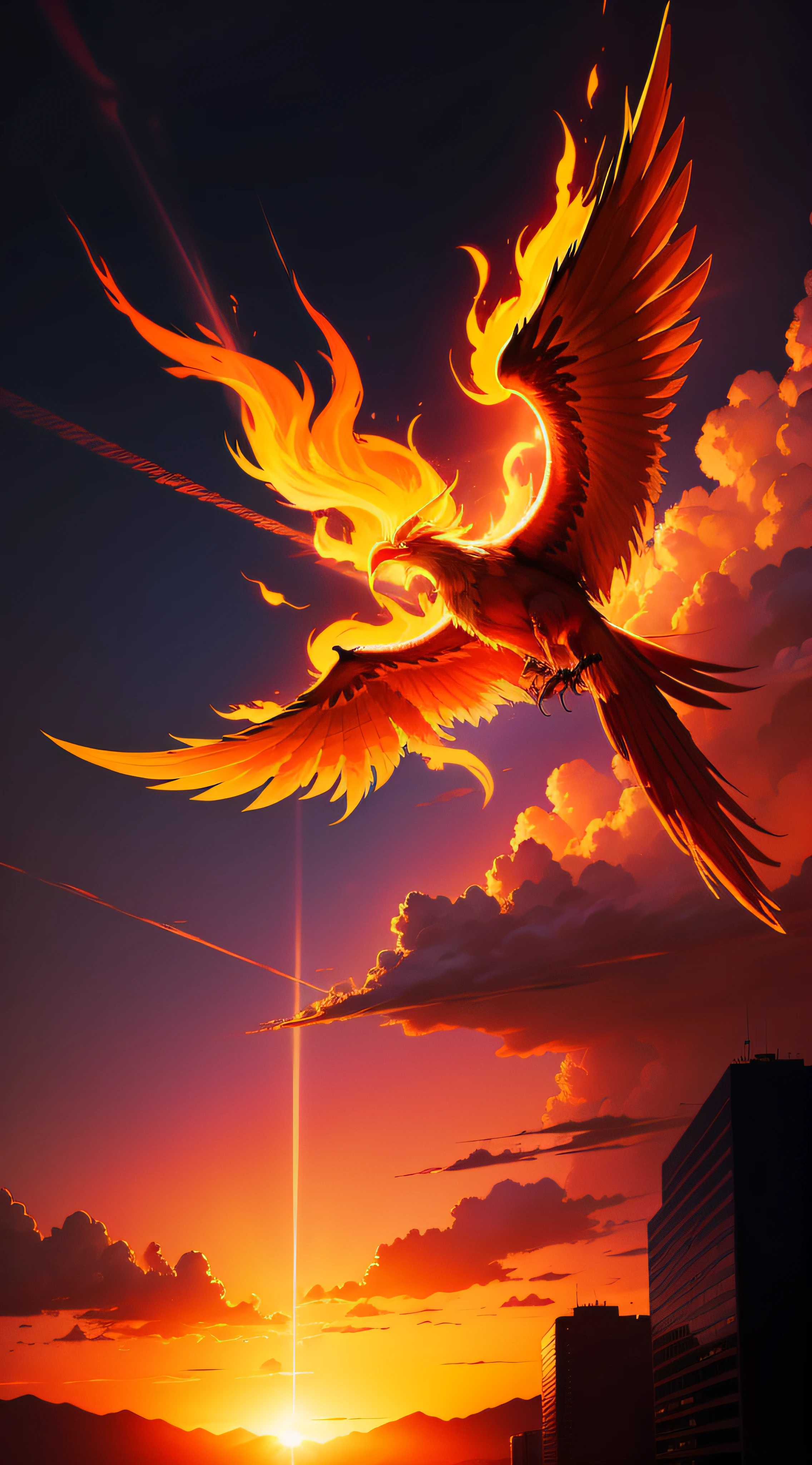 PHOENIX, SUNSET, FLASH FIRE, STRONG COLORS