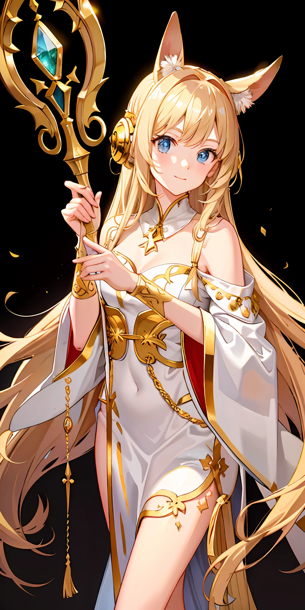 Clean gold robe