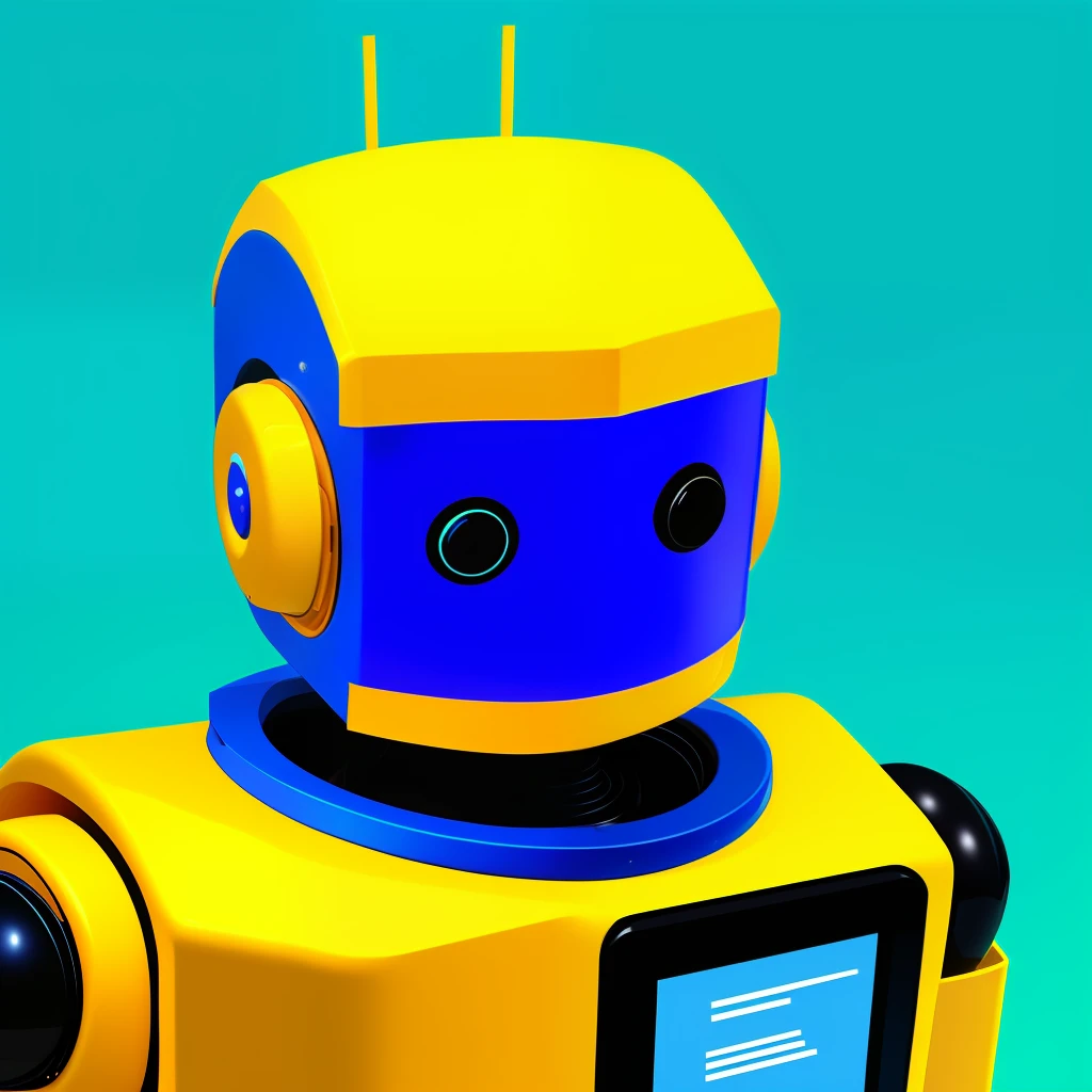 Generate an image of a time-traveling robot,comm uma e um professor