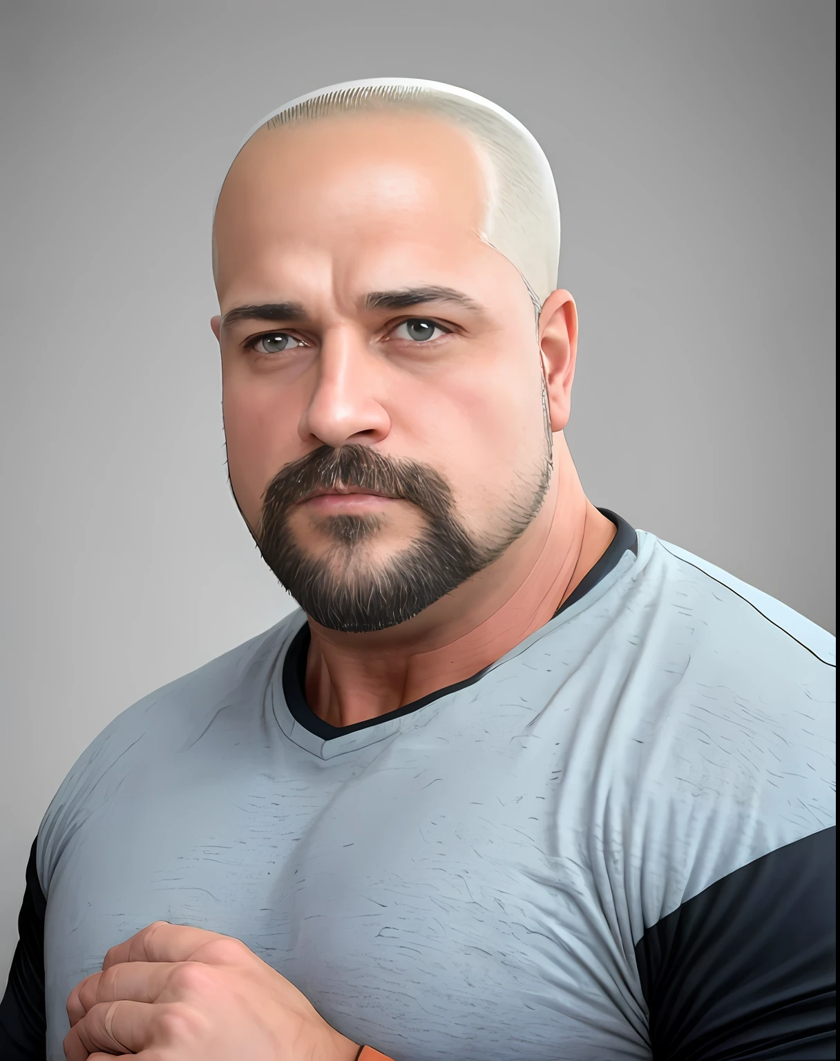 analogue style, habilmente iluminado, (((CRIS123))), (Large fatty muscle: 1,0), (grande peito: 1,0), ((((great handsome german man)))), 40 anos, ((anos 2020)), vestindo um camiseta regata , (((cabelo preto))), (((shaved head))), cinematografia, trabalhado, elegante, meticuloso, magnifica, maximum details, extremely hyperaesthetic, intricadamente detalhado