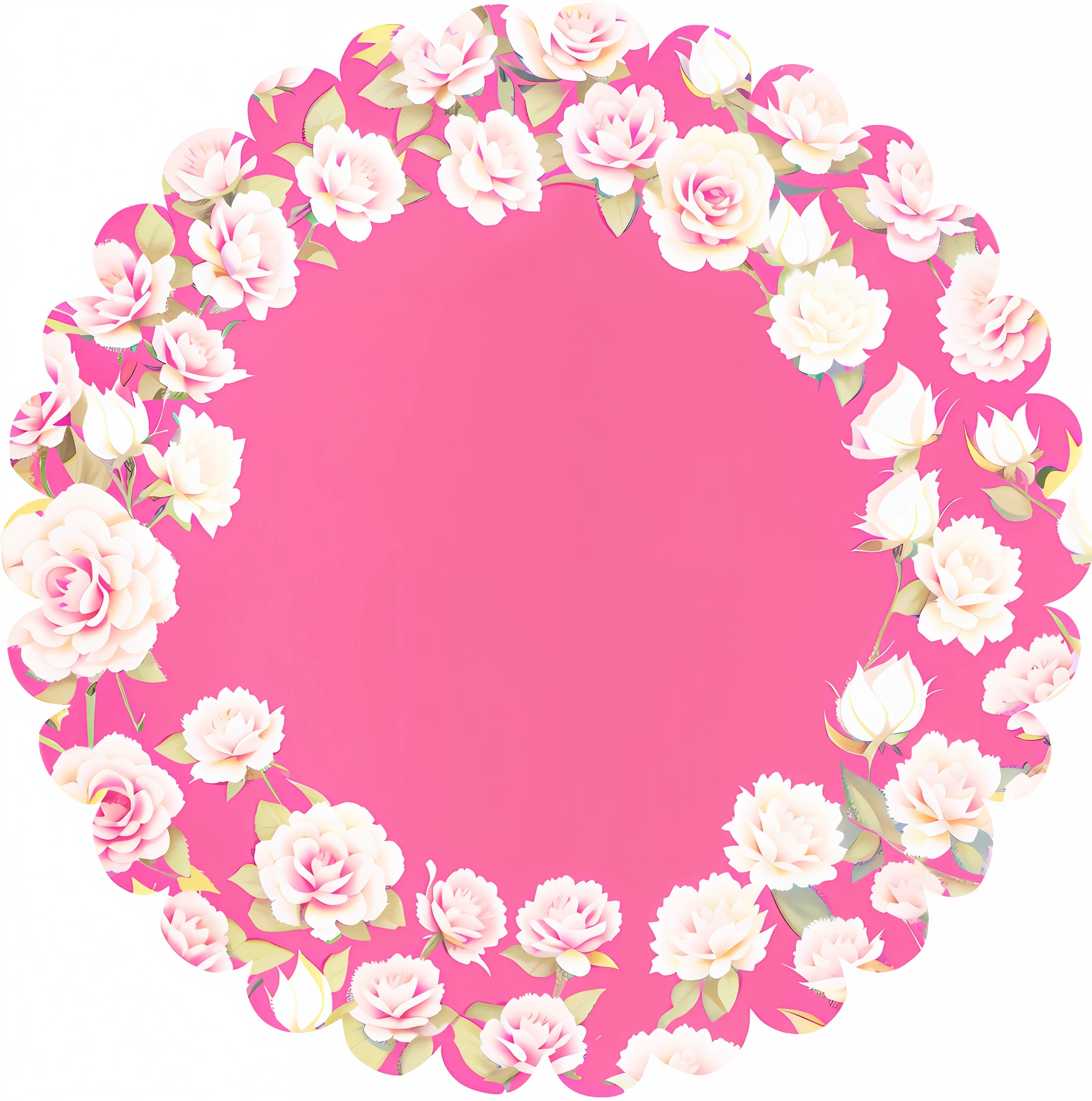 The rose is clearly defined,The white