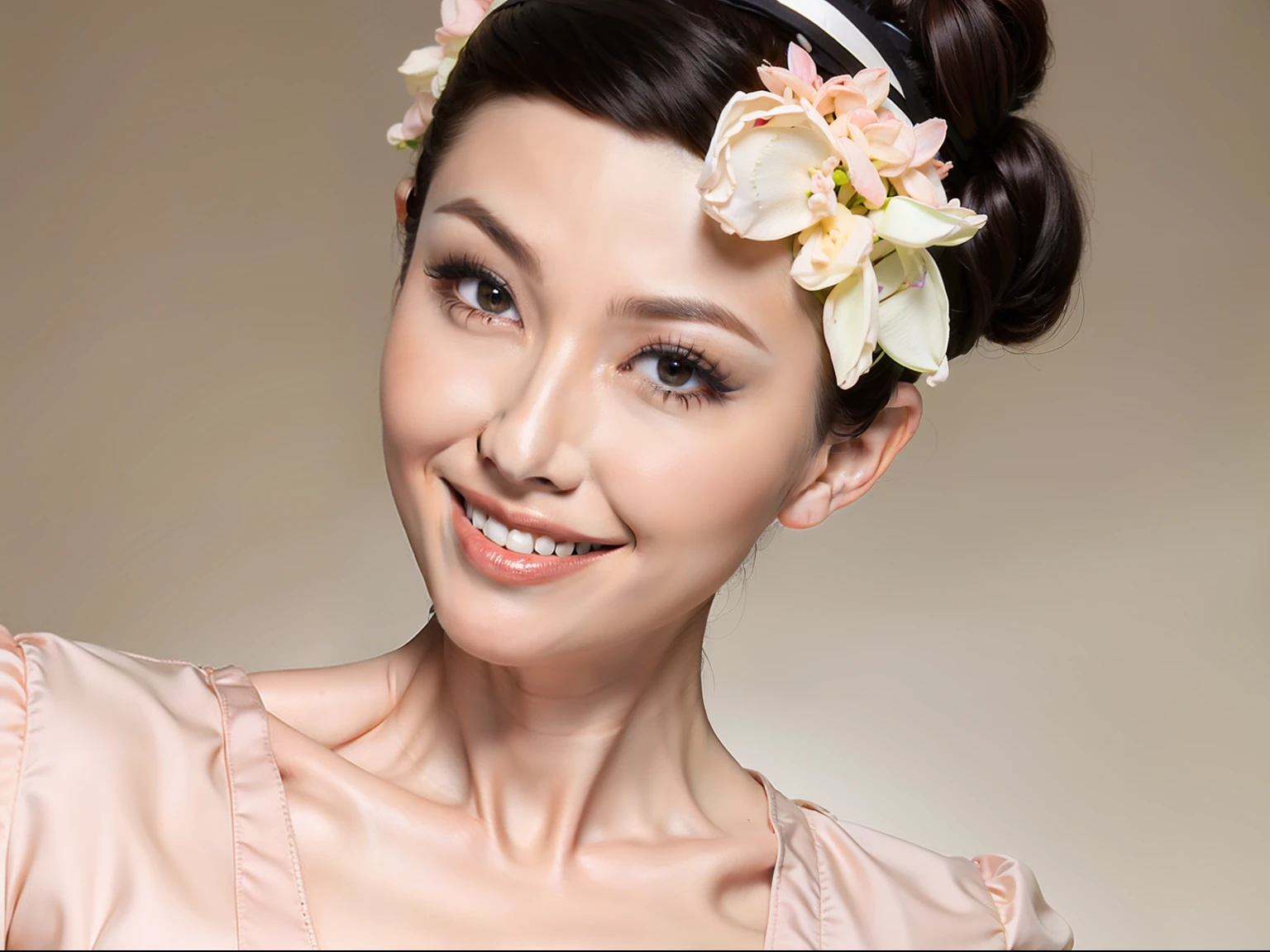 Fashion model 20 years old [[[[closeup cleavage]]]], [[[[boobgasm]]]], [[[[coll]]]], [[[[bshoulders]]]], perfect  eyes, Perfect iris，Perfect lips，perfect teeth，Perfect skin，with fair skin，Long face，Long snout，Soft front light，hdr，Movie girl，long whitr hair，underdressing，The background is indoors，Beds（pastel colour：1.2）