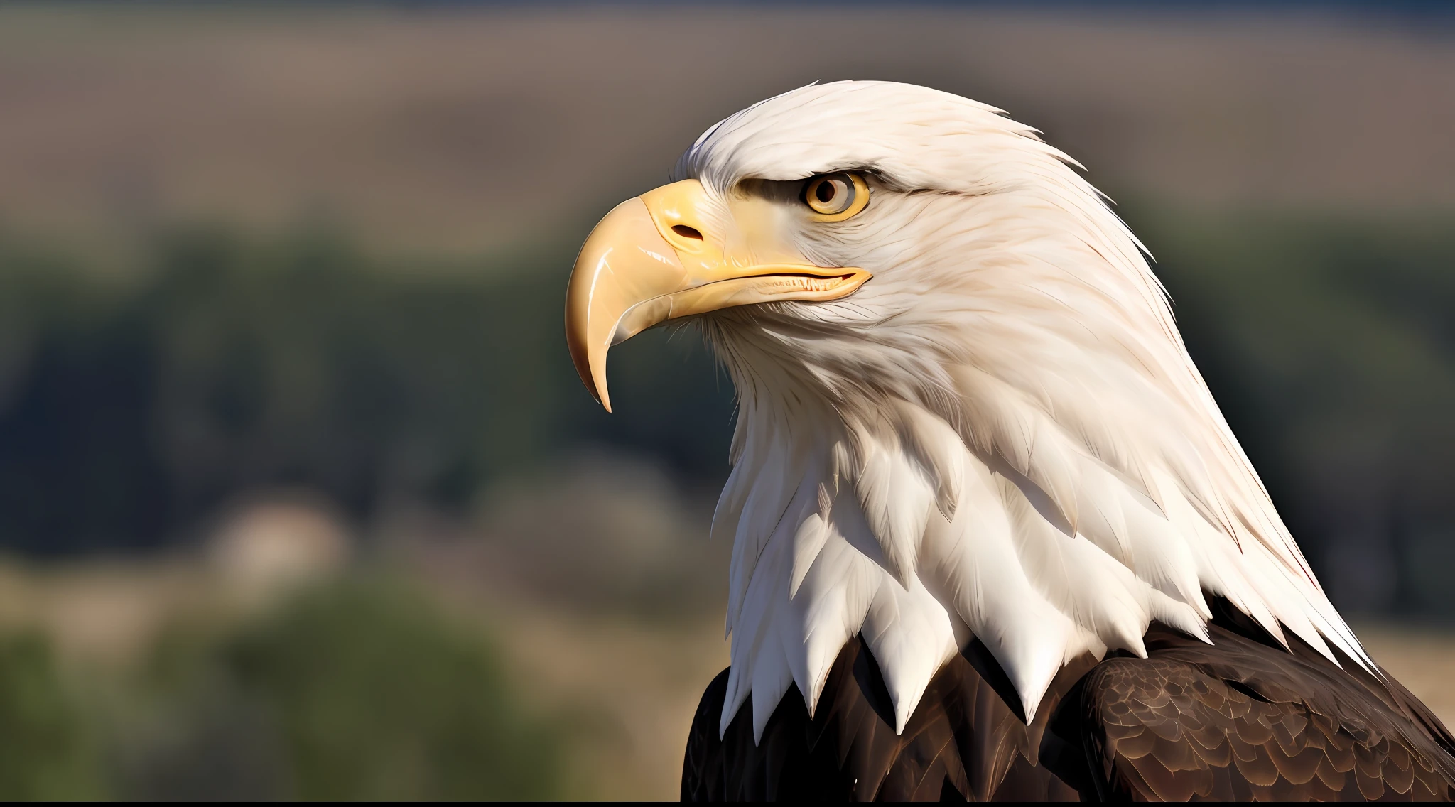 eagle, imposing, cinematographic image