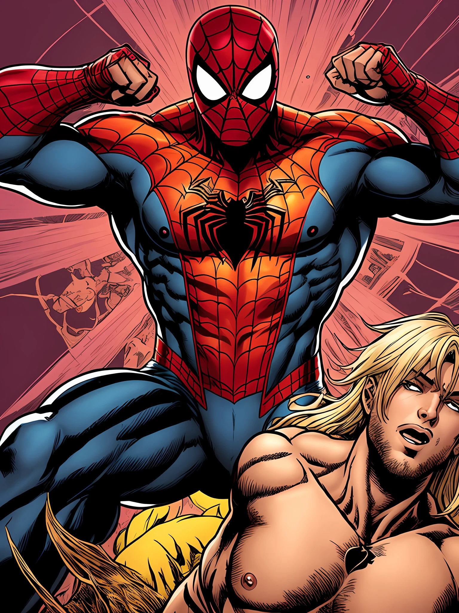 homem aranha fazendo sexo